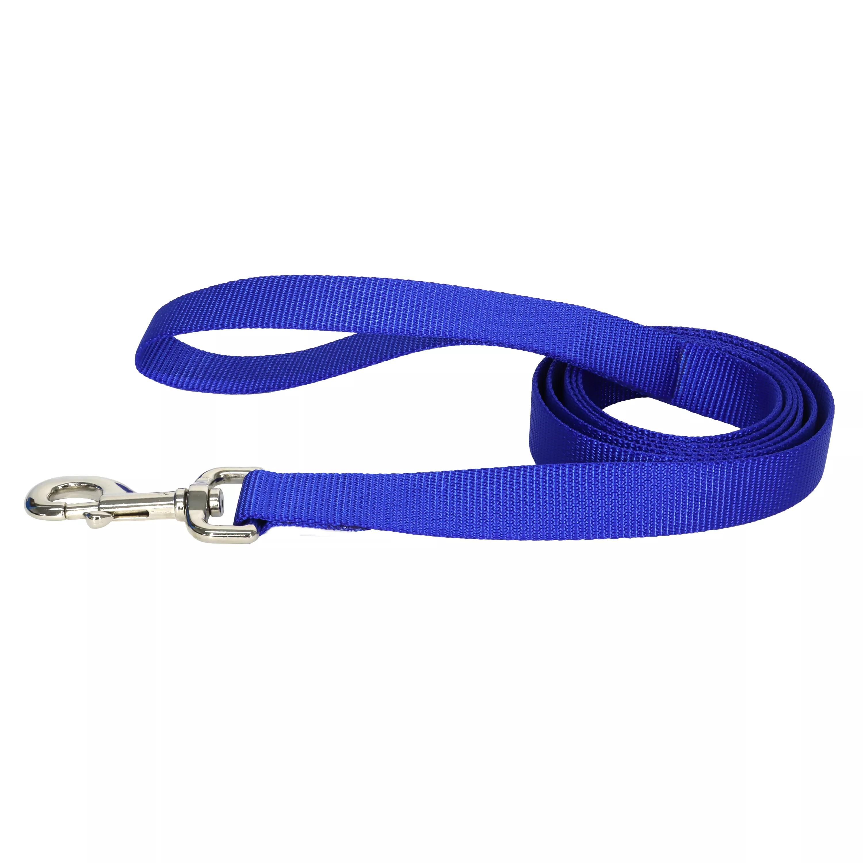Coastal Single Ply 4ft Long 3/8in Dog Leash Blue - Image 1