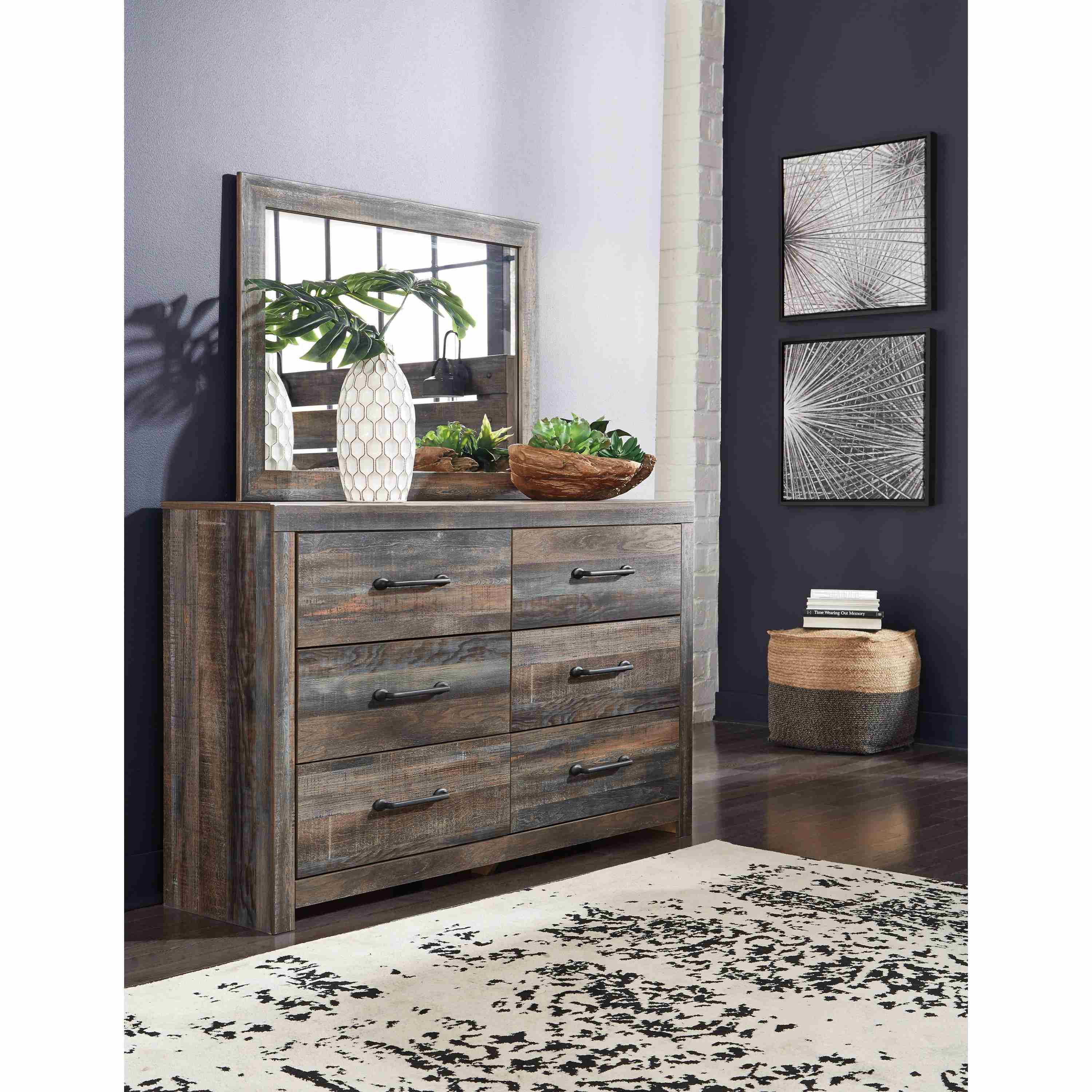 Signature Design by Ashley Drystan B211B56 6 pc Queen Panel Storage Bedroom Set - Image 3
