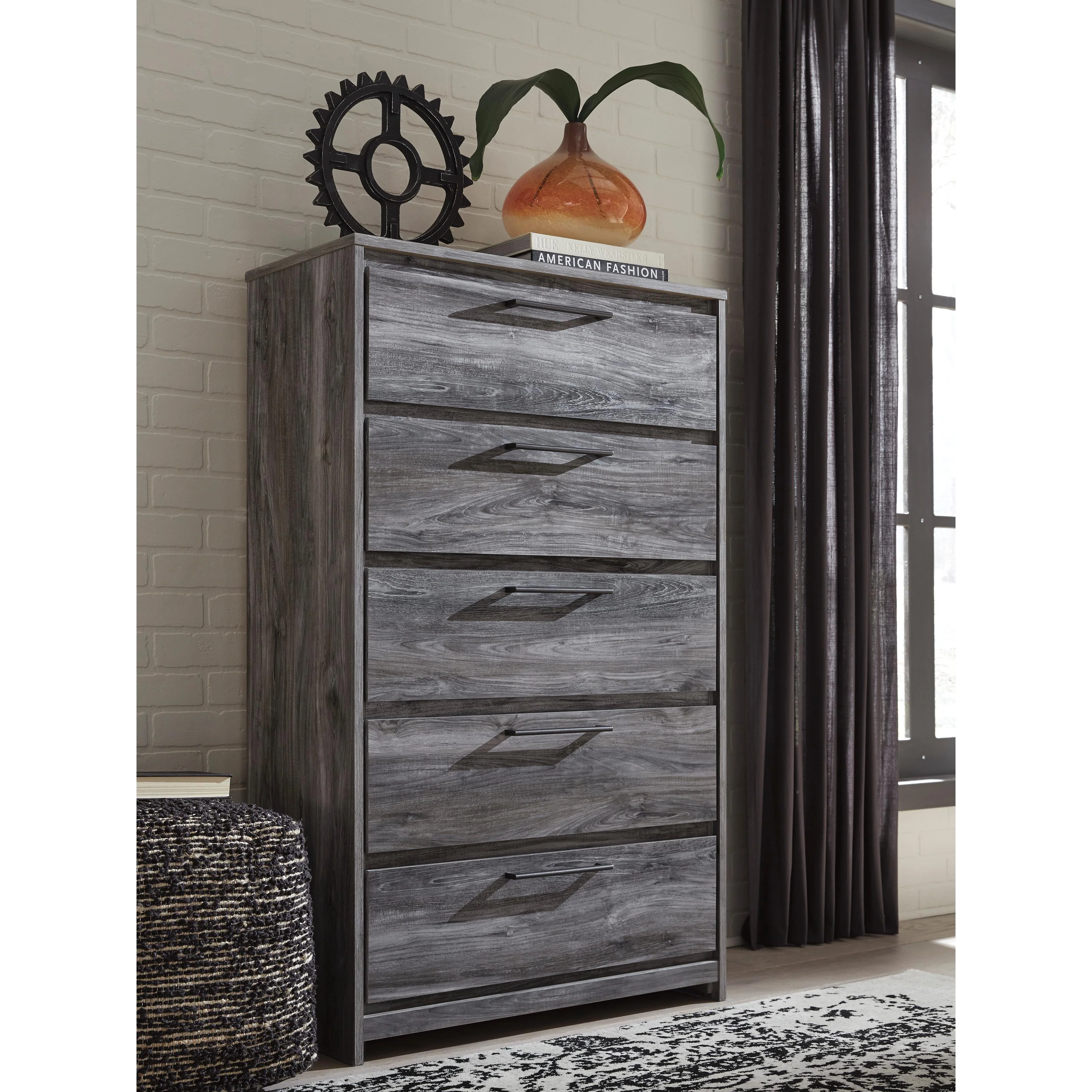 Signature Design by Ashley Baystorm B221B38 4 pc Queen Panel Storage Bedroom Set - Image 3