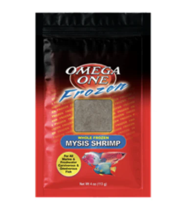 Omega Once Frozen Mysis Shrimp Flat Pack 16oz - Image 1