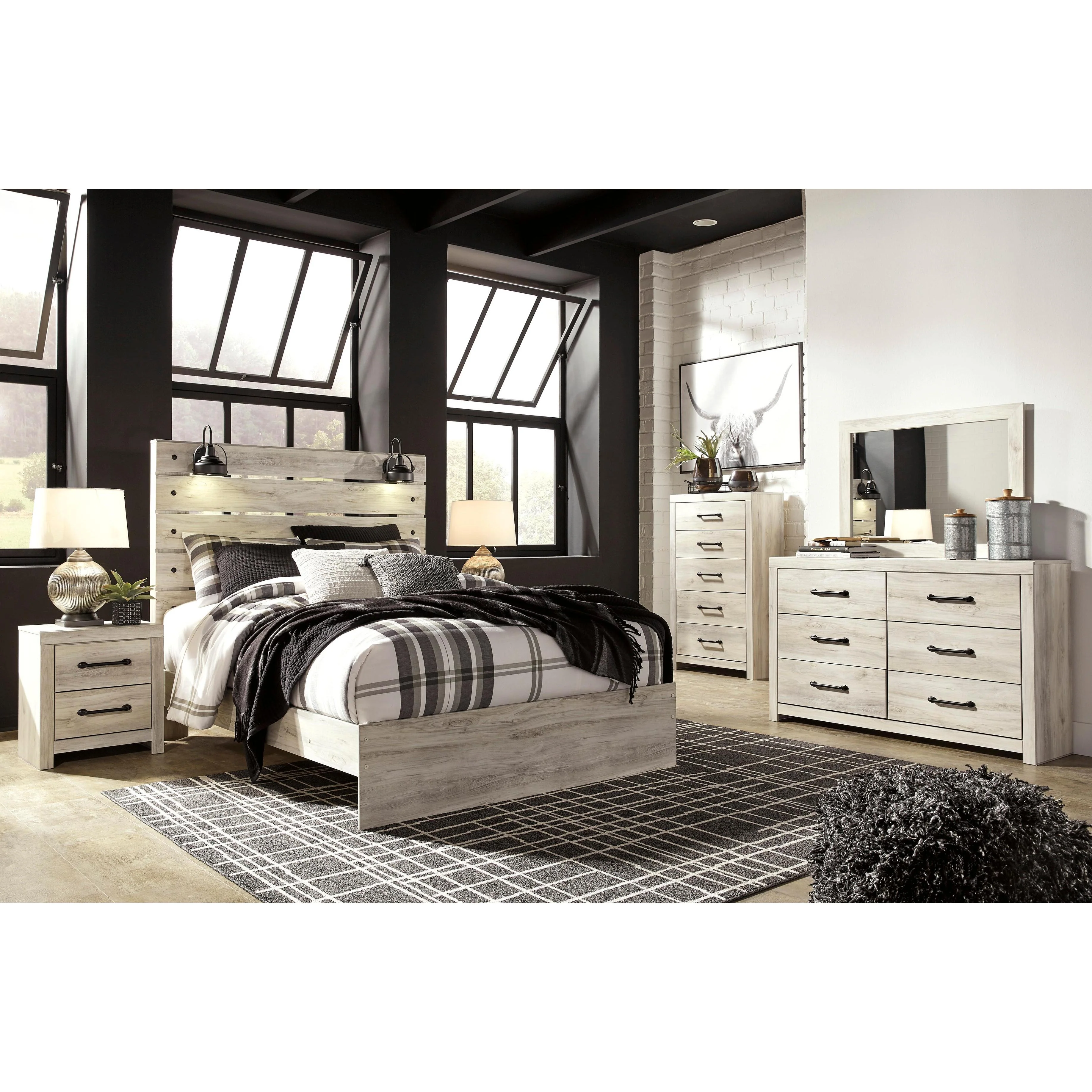 Signature Design by Ashley Cambeck B192 6 pc Queen Panel Bedroom Set - Image 1