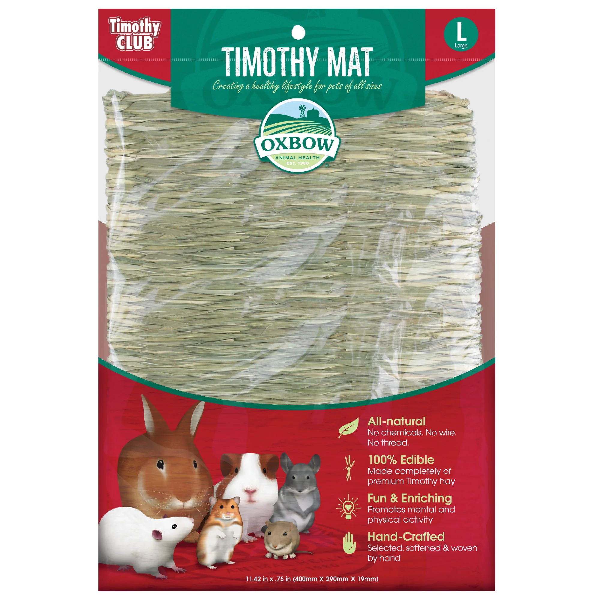 Oxbow® Timothy CLUB Mat Large - Image 1
