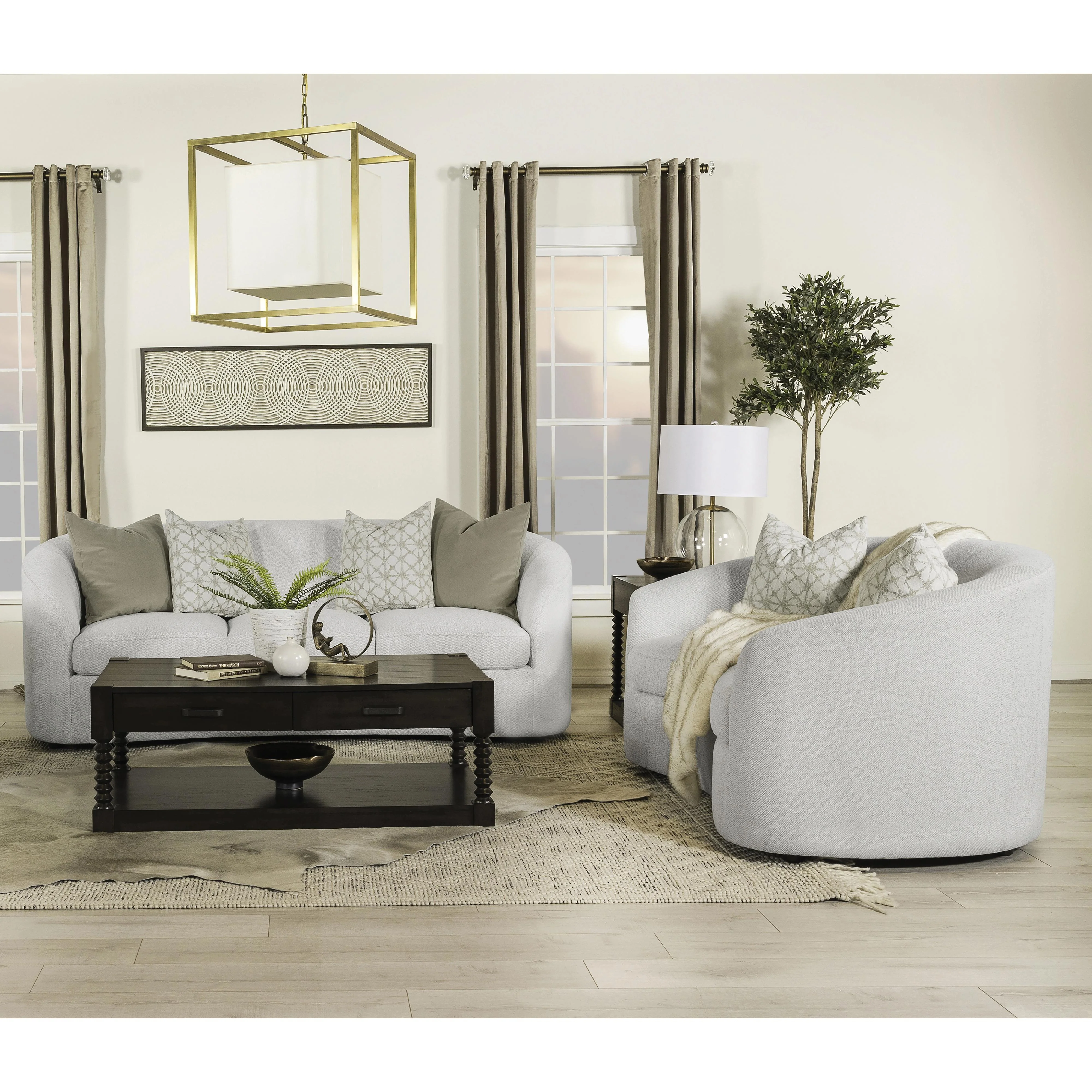 Coaster Furniture Rainn 509171-S2 2 pc Living Room Set - Image 1