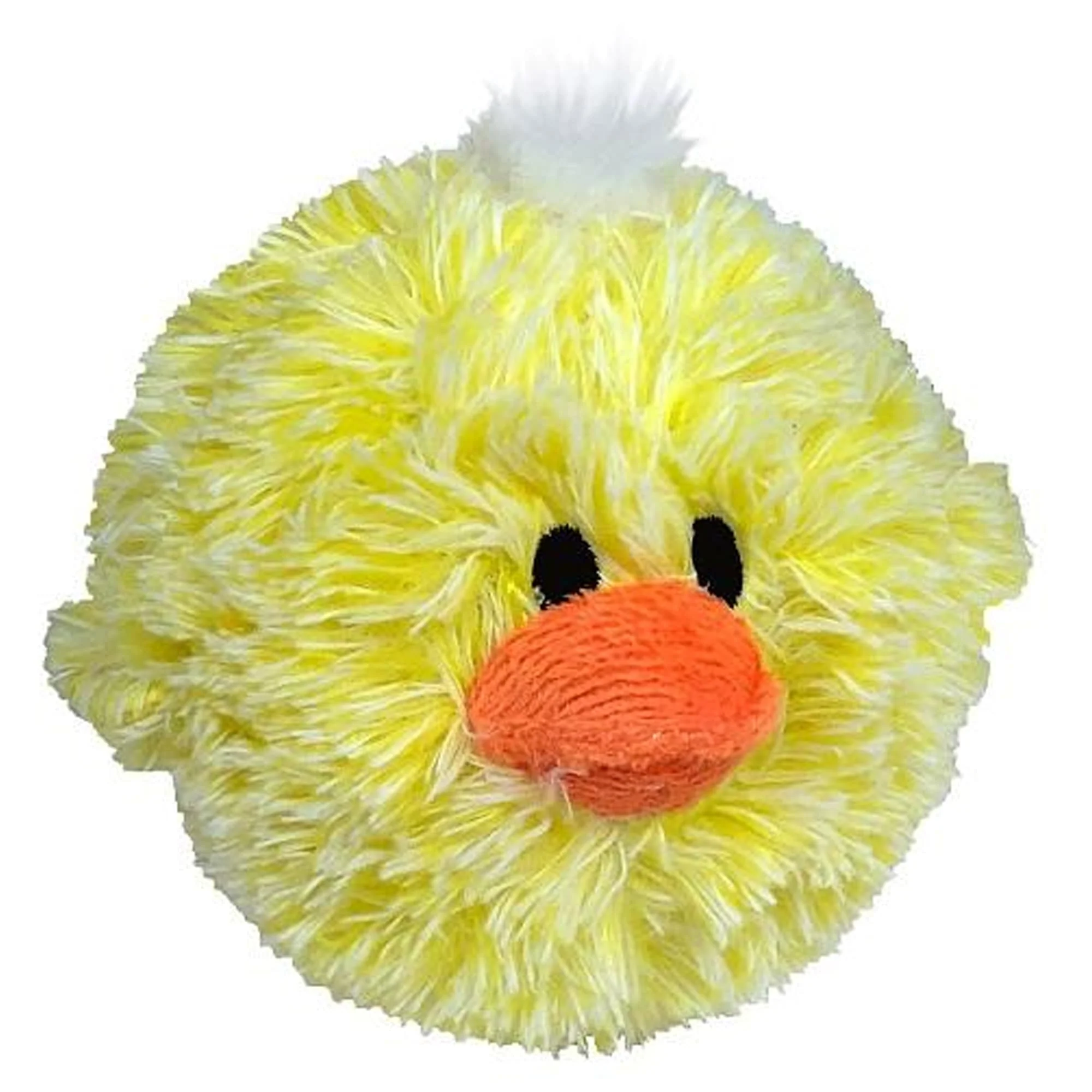 Petlou EZ Squeaky Chick Ball Plush Dog Toy, Small - Image 1