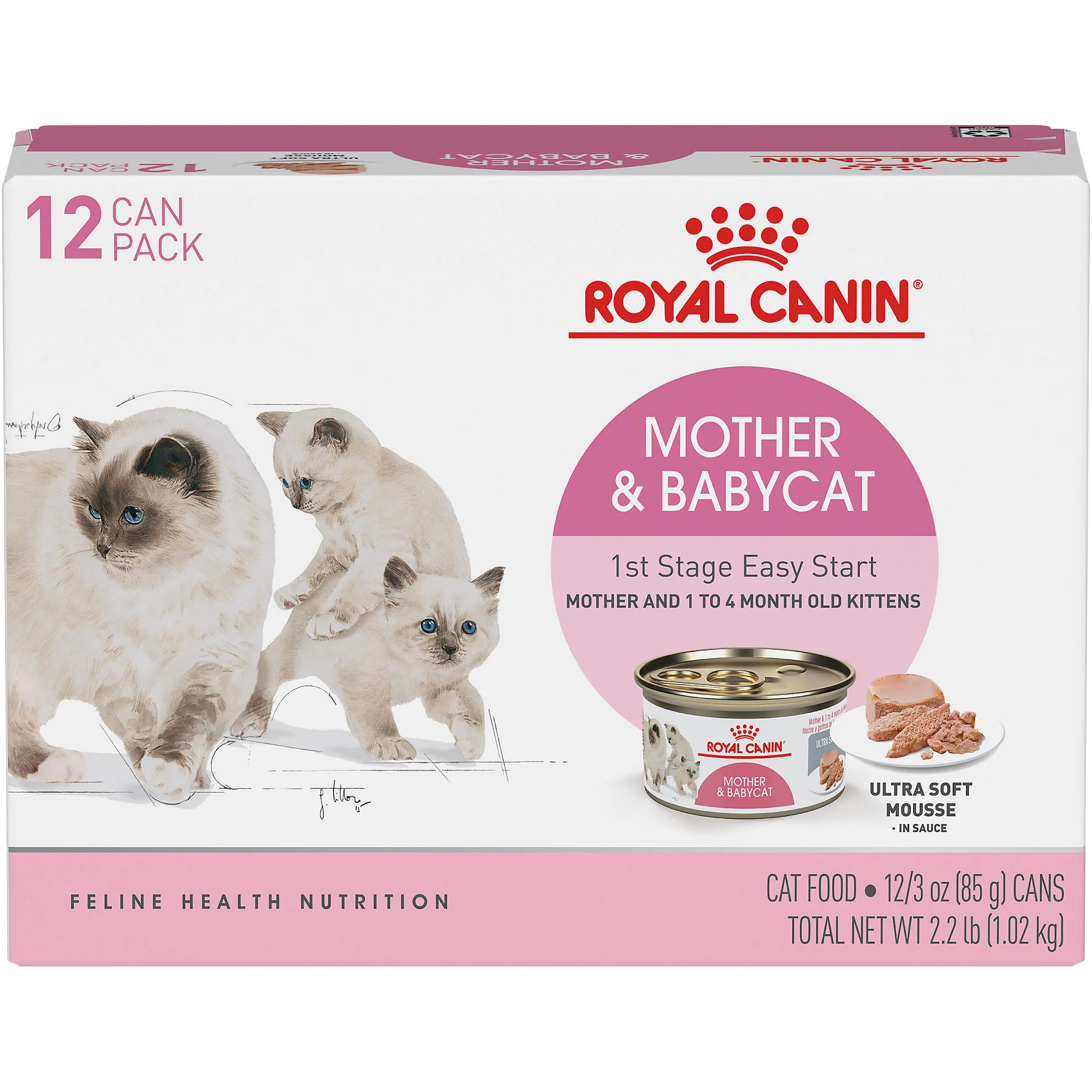 Royal Canin® Babycat Instinctive Loaf in Sauce Wet Cat Food 3 oz. Cans - Image 1