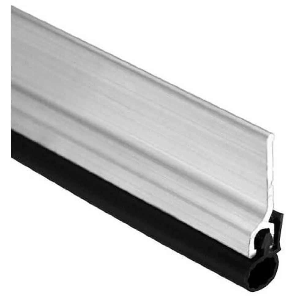 Pemko 303AS3684 36 Inch x 84 Inch Standard Perimeter Gasketing with Silicon Mill Finish Aluminum Finish - Image 1