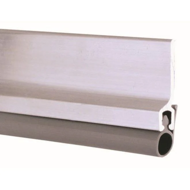 Pemko 303AV3684 36 Inch x 84 Inch Standard Perimeter Gasketing with Vinyl Mill Finish Aluminum Finish - Image 1