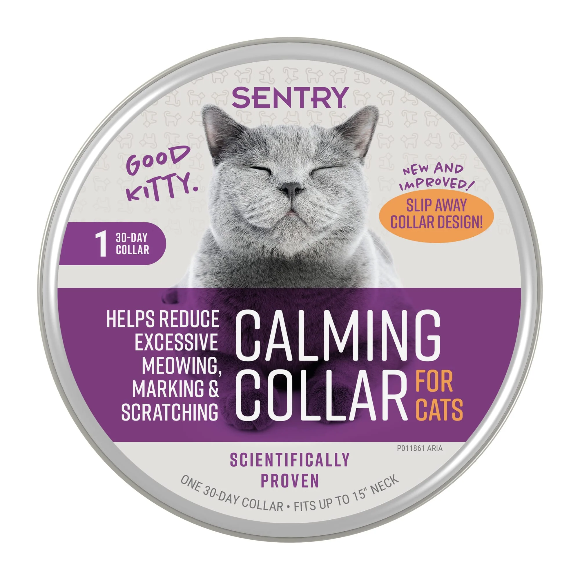 Sentry Calming Pheromone Collar for Cats 1pk - Image 1