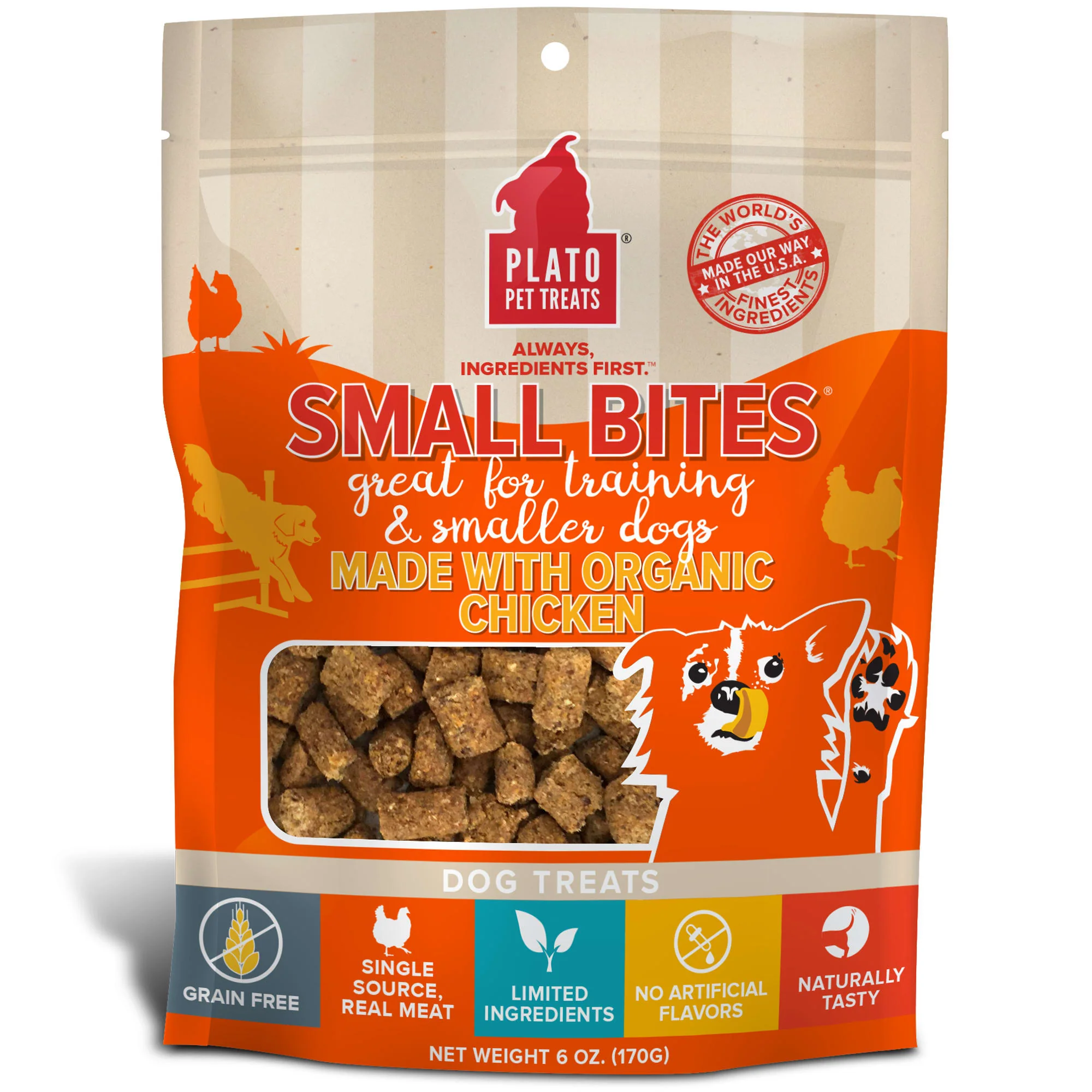 Small Bites Organic Chicken 6 oz - Image 1