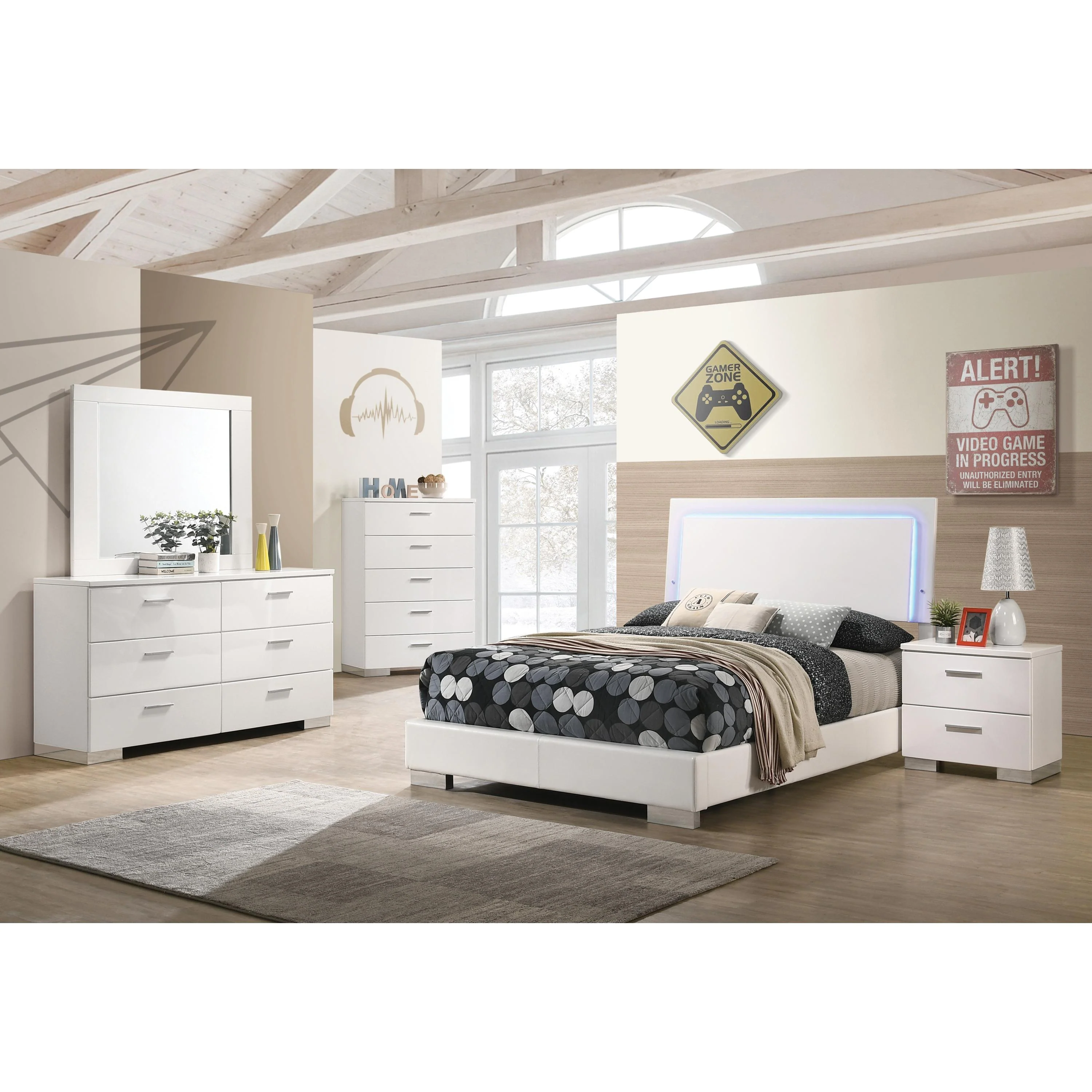 Coaster Furniture Felicity 203500F-S4 6 pc Full Bedroom Set - Image 1