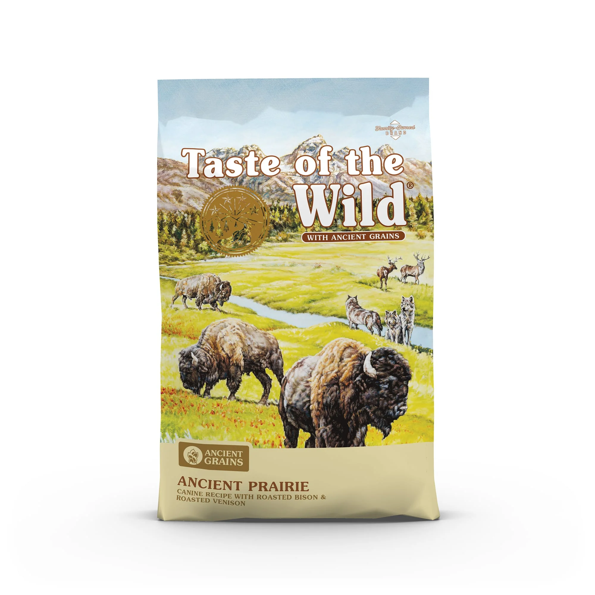 Taste of the Wild Ancient Prairie with Roasted Bison, Roasted Venison and Ancient Grains Dry Dog Food, 5 lbs. - Image 1