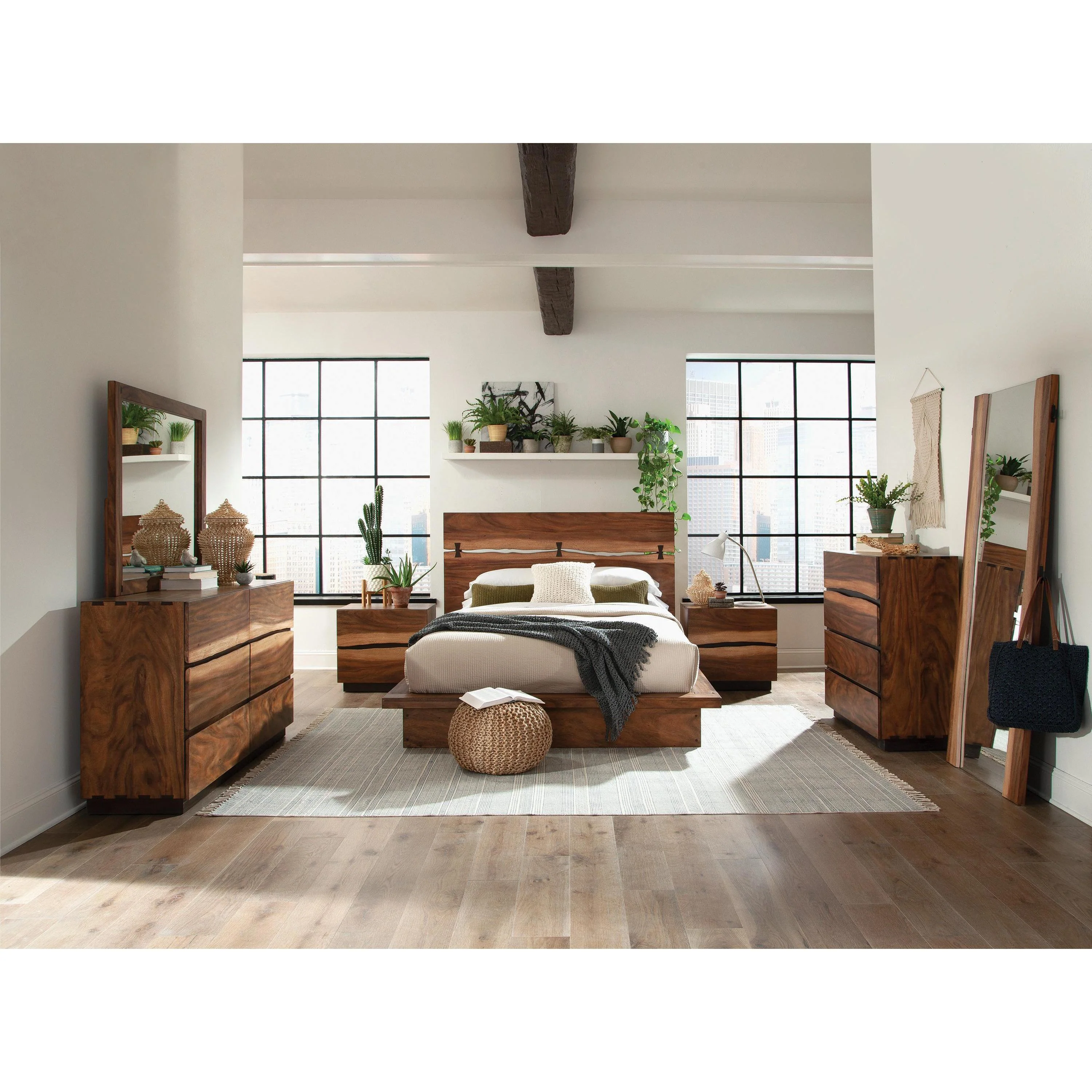 Coaster Furniture Winslow 223250Q-S5 7 pc Queen Platform Bedroom Set - Image 1