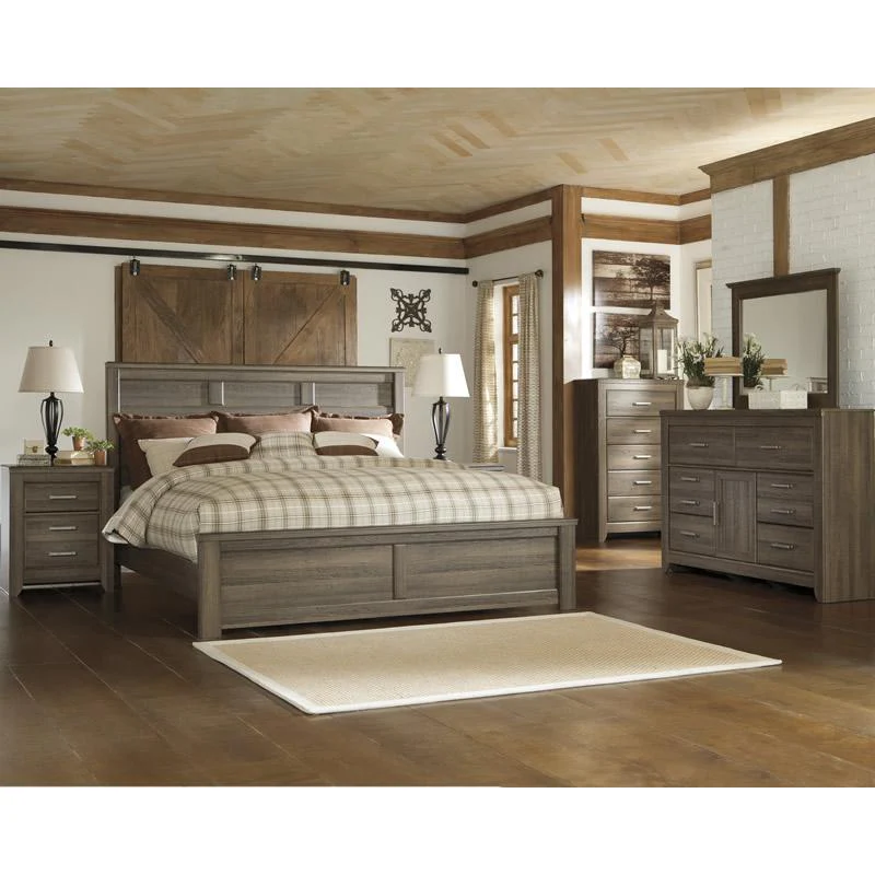 Signature Design by Ashley Juararo B251 6 pc Queen Panel Bedroom Set - Image 1