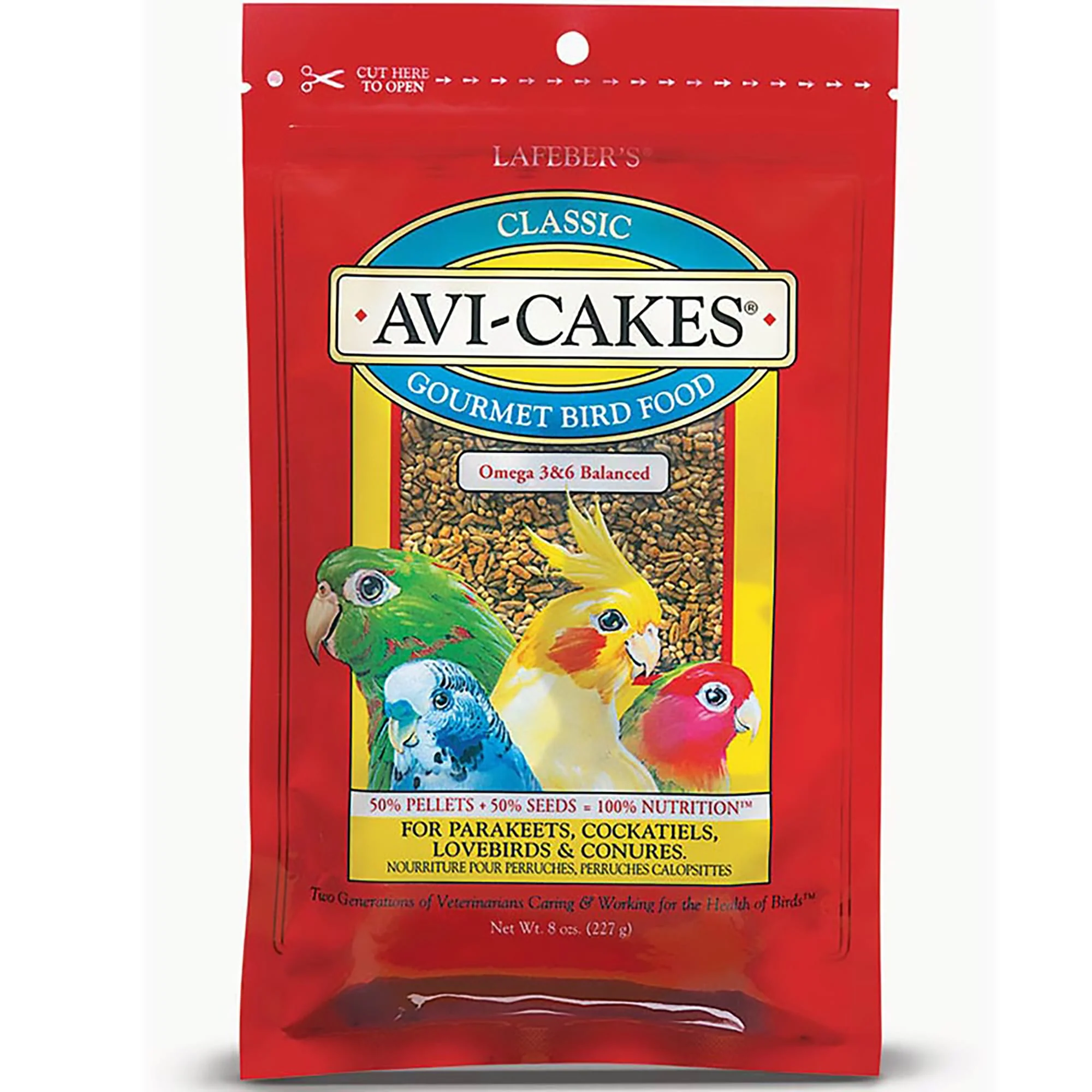 Lafeber s Avi-Cakes  Parakeets  Cockatiels  LoveBirds & Conures  8 oz - Image 1