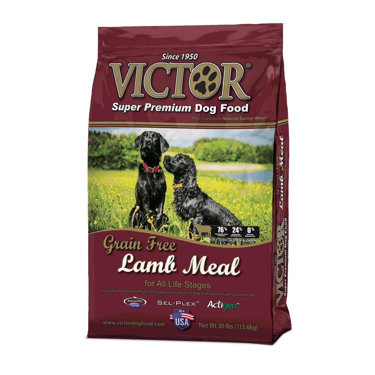 VICTOR Select - Grain Free Lamb Meal & Sweet Potato Recipe, Dry Dog Food, 30lb - Image 1