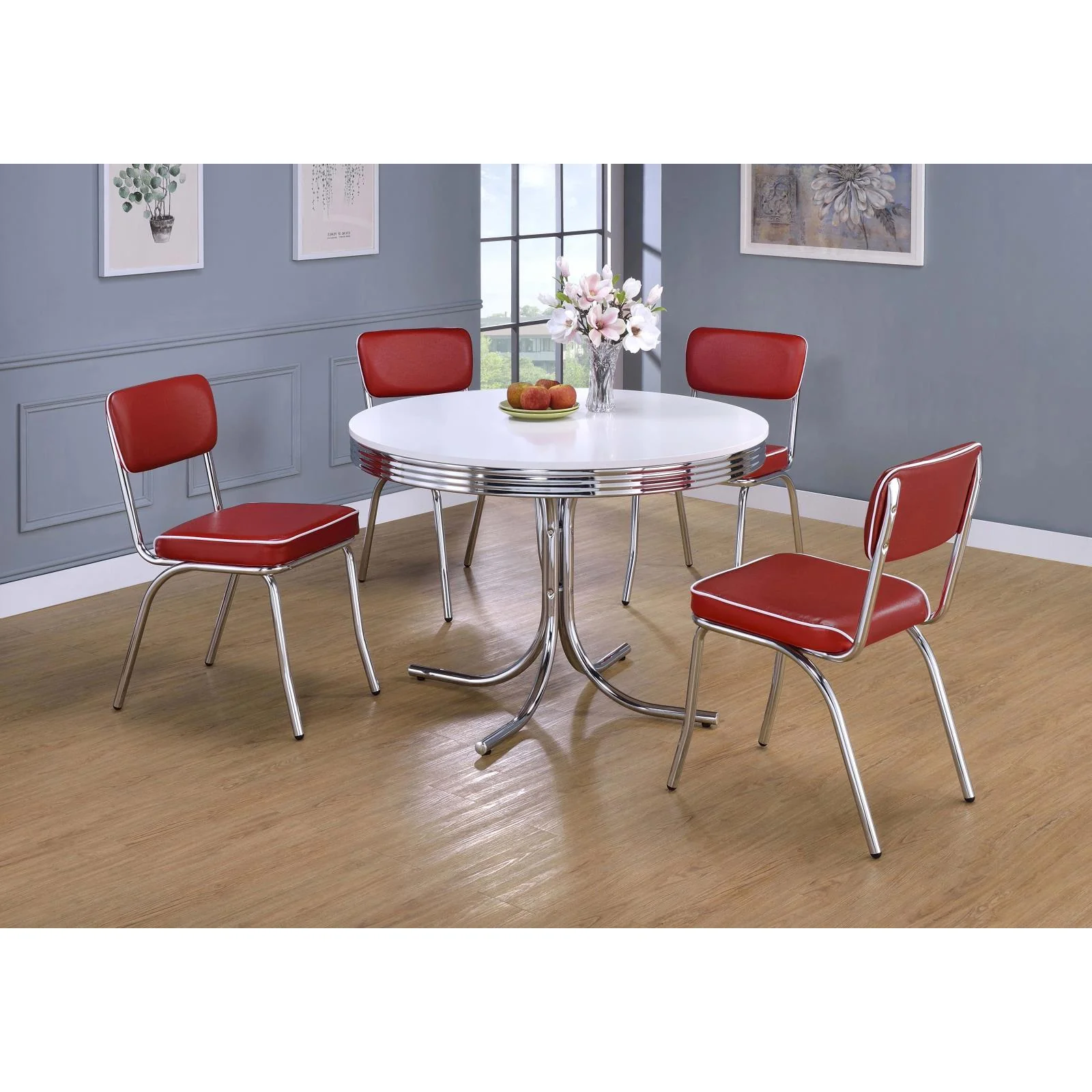 Coaster Furniture Retro 2388-S5R 5 pc dining set - Image 1