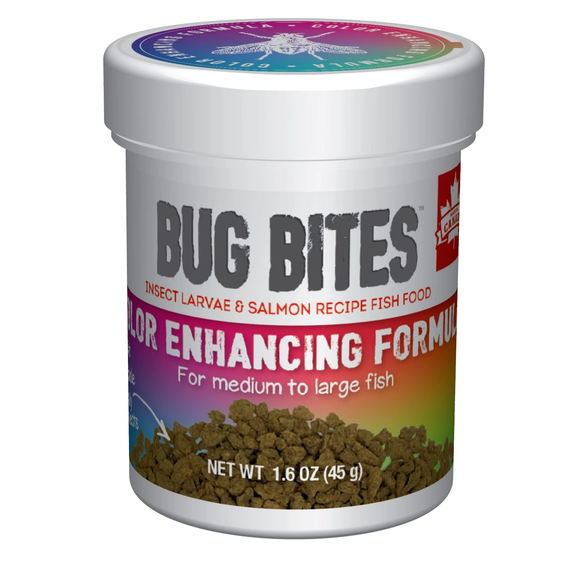 Fluval Bug Bites Color Enhancer Granules 1.5 oz - Image 1