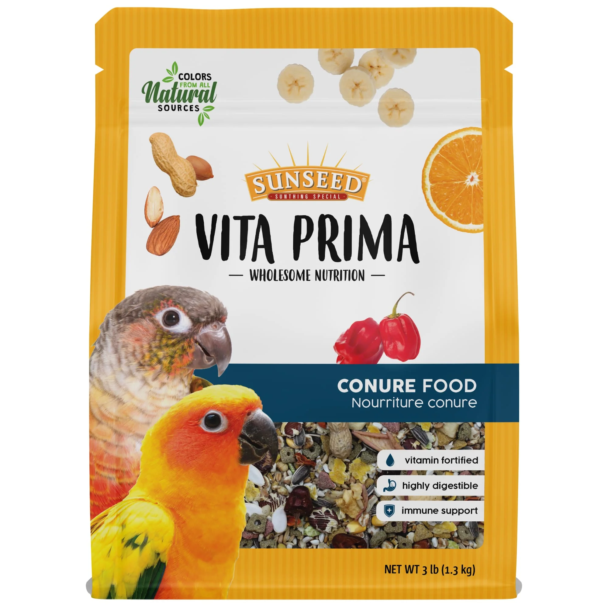 Sunseed Company Vita Prima Conure Formula 3 Lb - Image 1