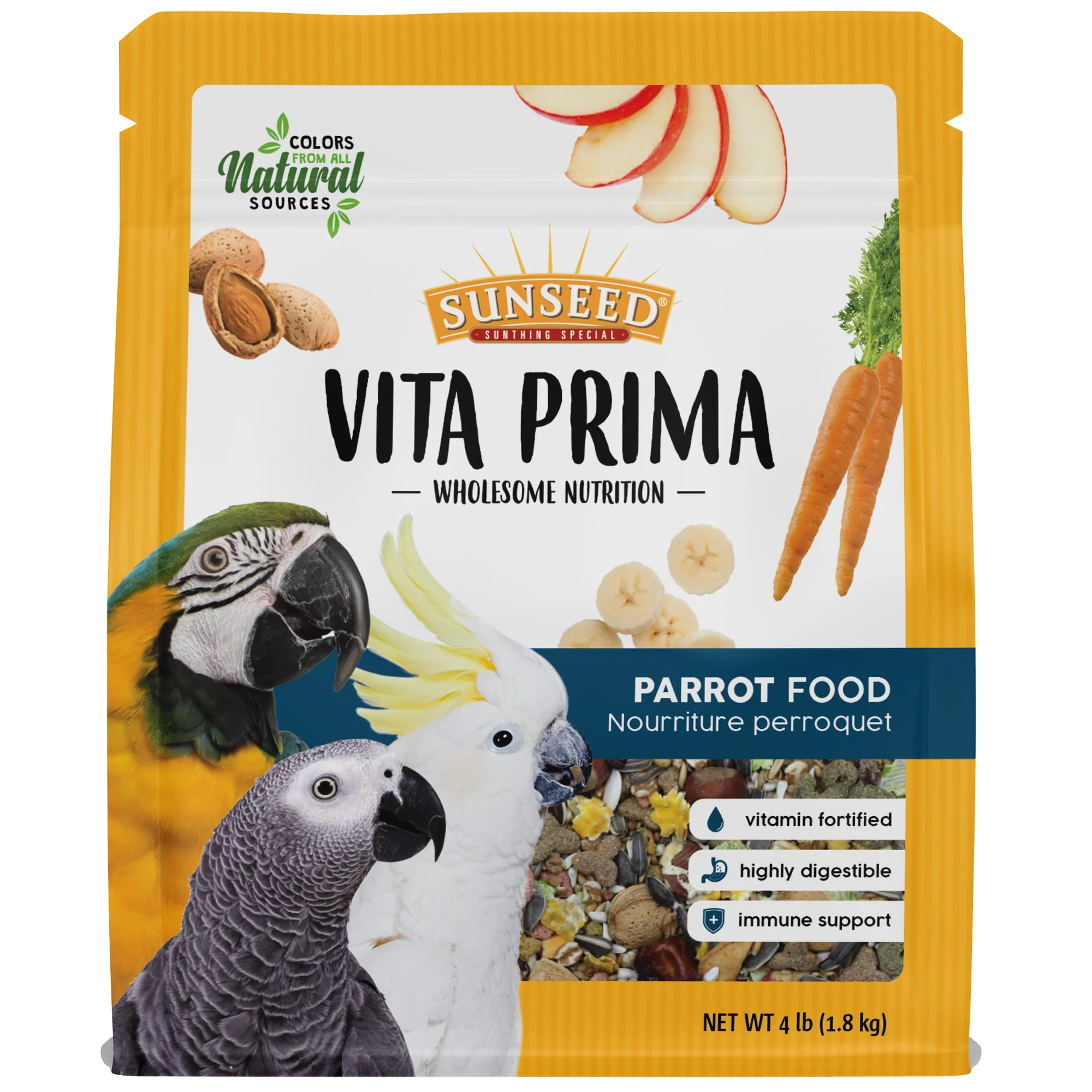 Sunseed Vita Prima Parrot (4 lb) - Image 1
