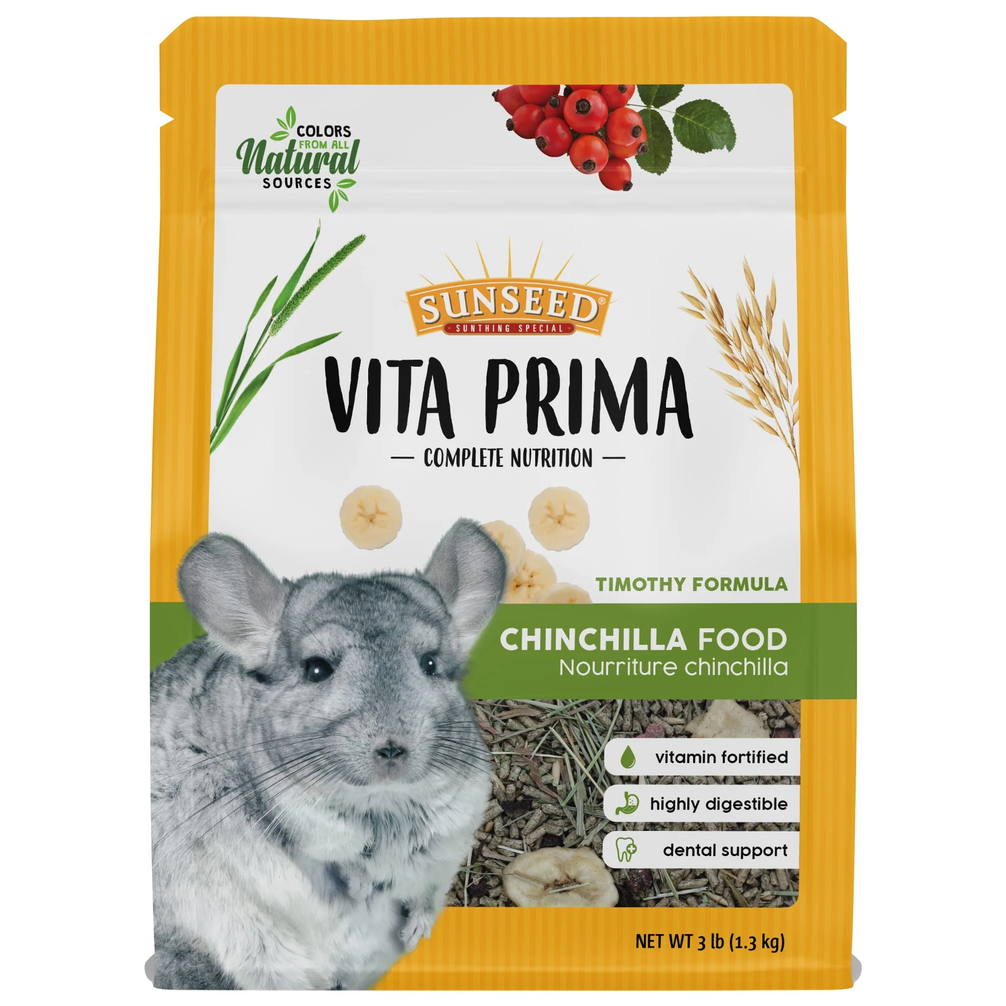 Sunseed Vita Prima Chinchilla (3 lb) - Image 1