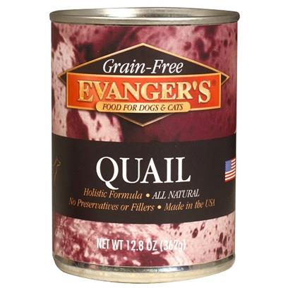 Evangers Grain-Free Quail Dog Food, 12.8 Oz - Image 1