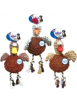 Spot Ethical Pet Dog Toy Giggler Plush Chicken 12In Assorted - Image 1