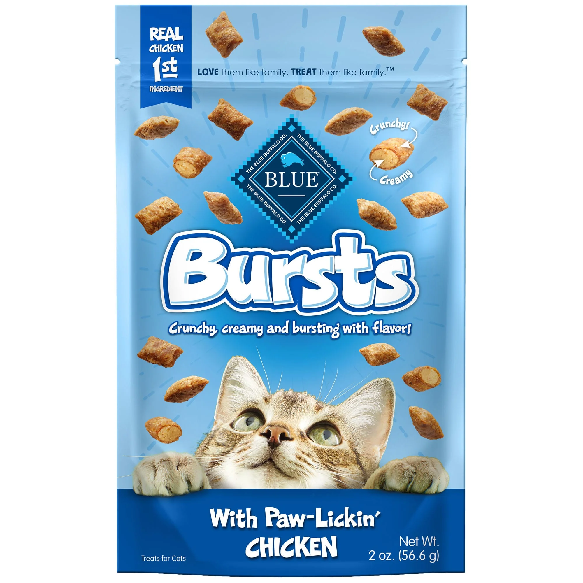 Blue Buffalo Bursts Feline Chicken Flavour Cat Treats  2 oz. - Image 1