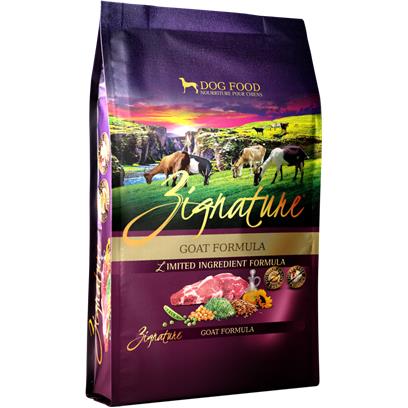 Zignature Goat Formula Dry Dog Food  4 Lb - Image 1
