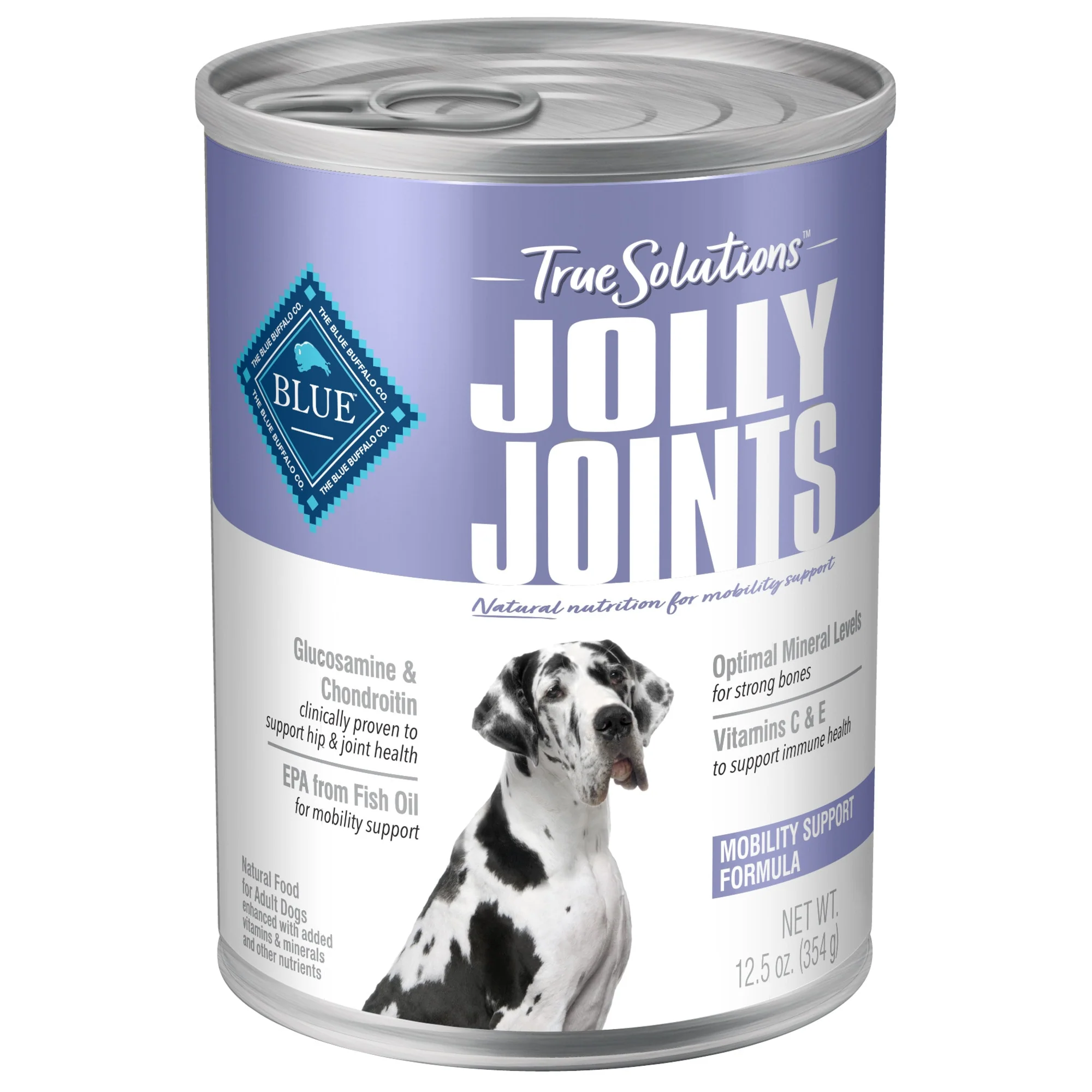 Blue Buffalo True Solutions Jolly Joints Natural Mobility Support Chicken Flavor Adult Wet Dog Food, 12.5 oz. - Image 1
