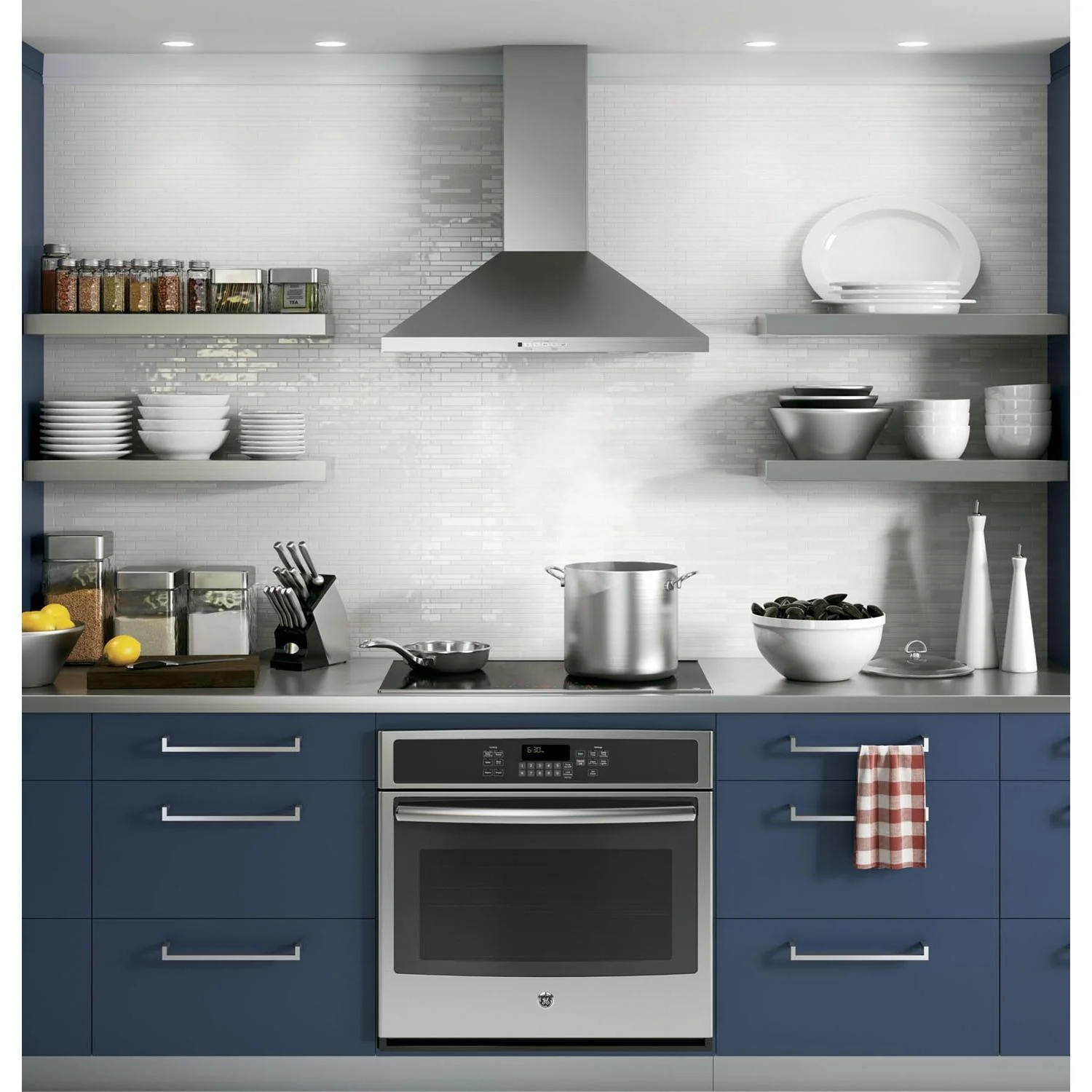 GE 30-inch Wall Mount Range Hood JVW5301SJSS - Image 3