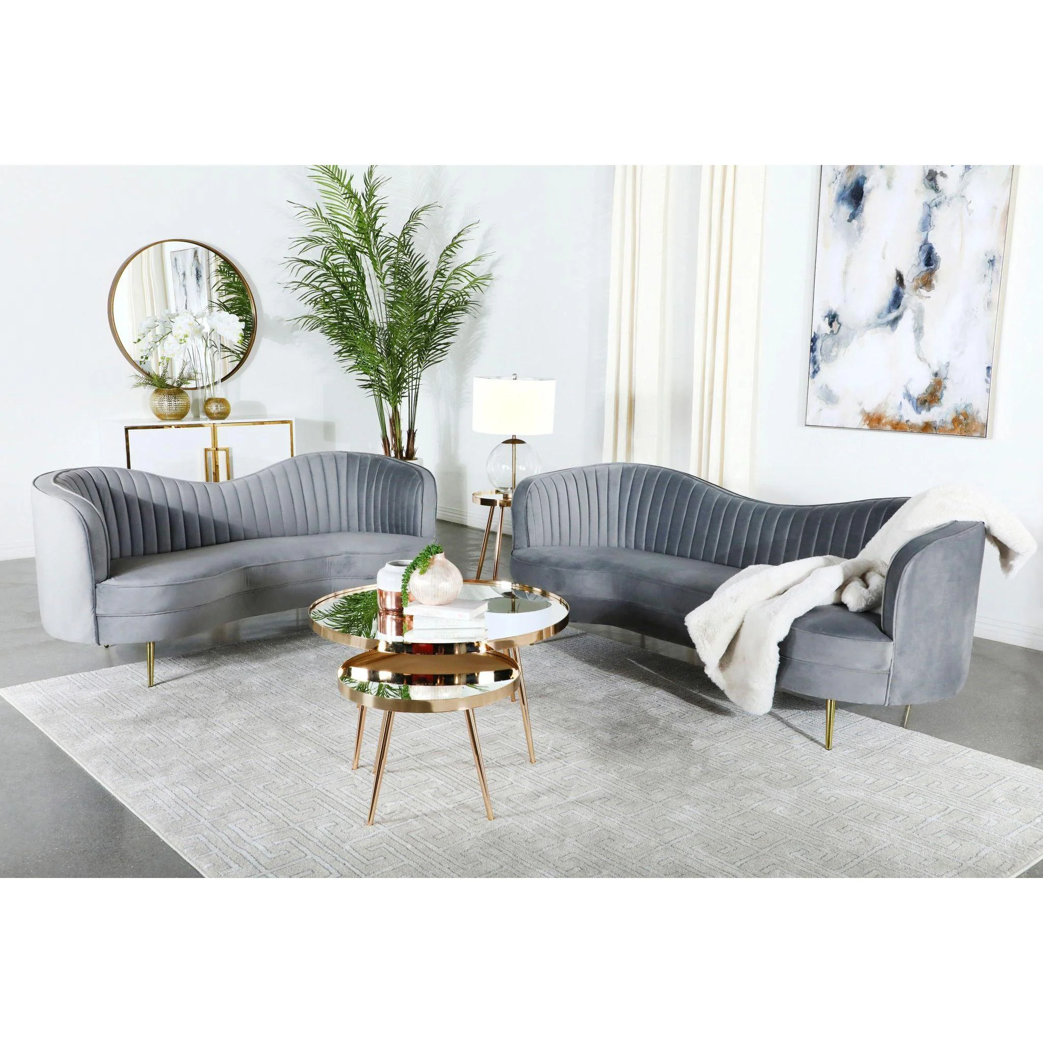 Coaster Furniture Sophia 506864-S2 2 pc Living Room Set - Image 1