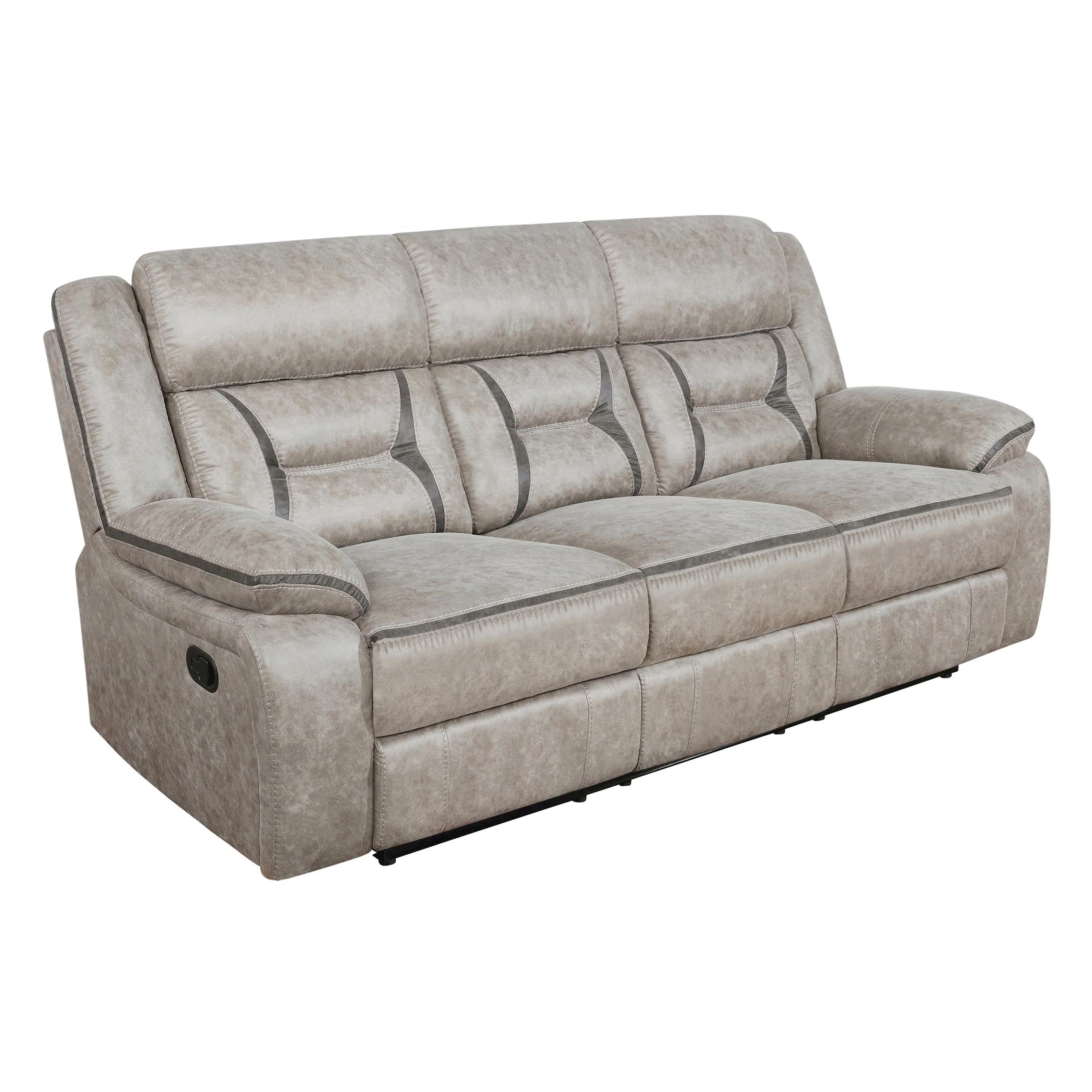 Coaster Furniture Greer 651351-S3 3 pc Reclining Living Room Set - Image 3