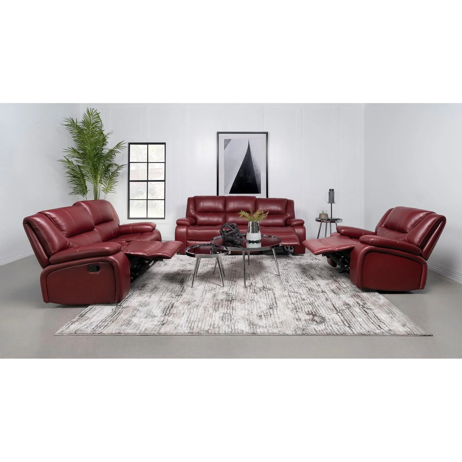 Coaster Furniture Camila 610241-S3 3 pc Reclining Living Room Set - Image 2