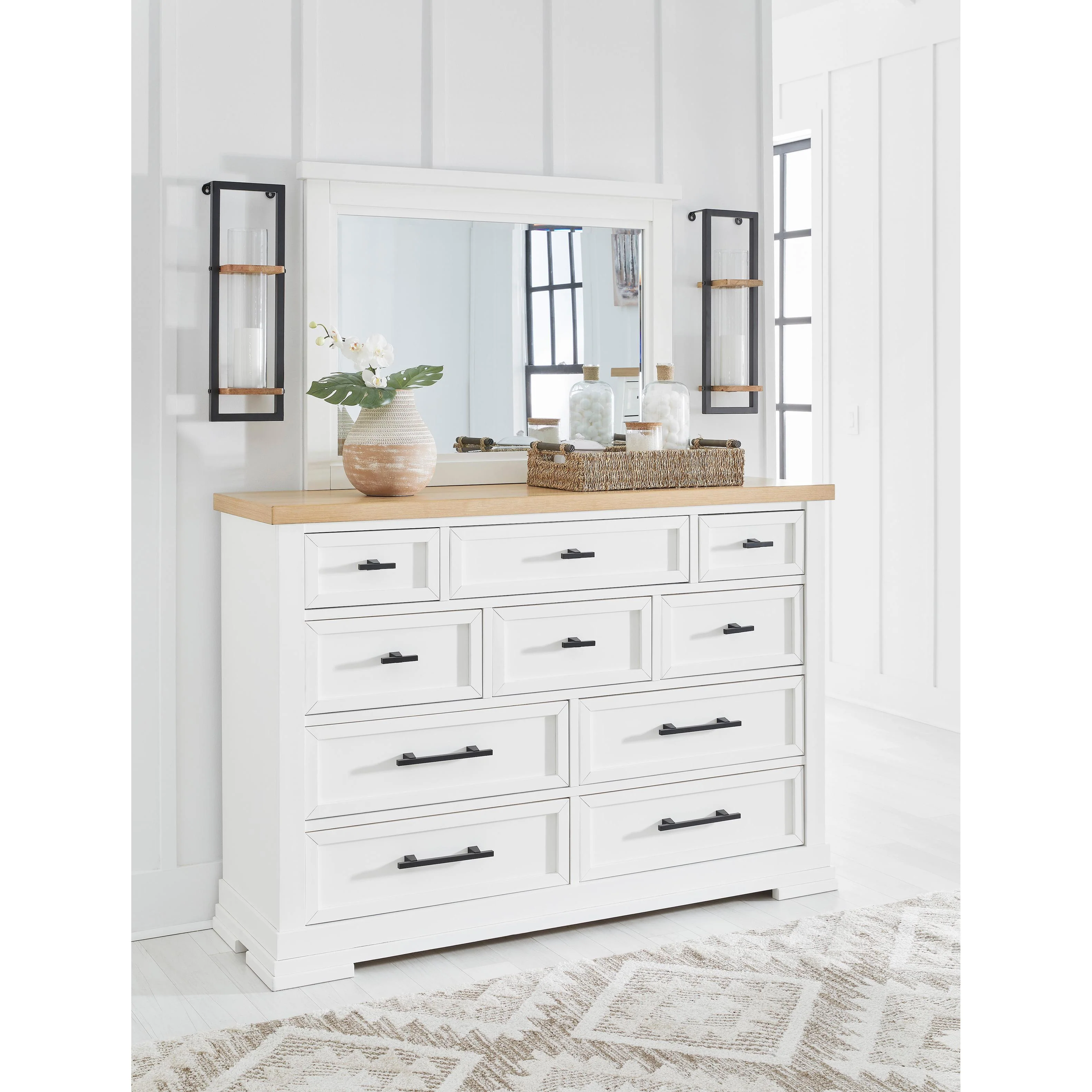 Benchcraft Ashbryn B844 8 pc Queen Panel Storage Bedroom Set - Image 3