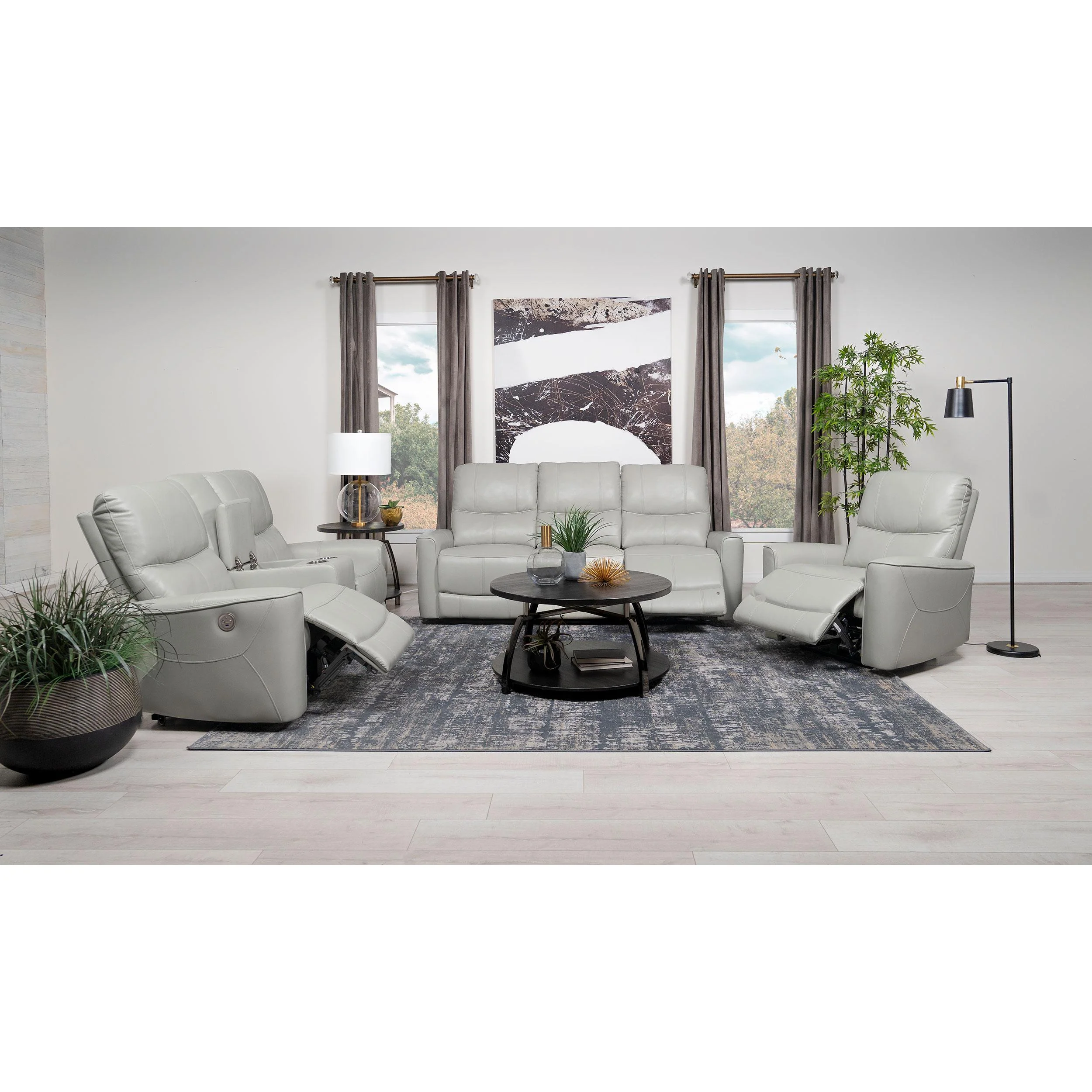 Coaster Furniture Greenfield 610261P-S3 3 pc Power Reclining Living Room Set - Image 2