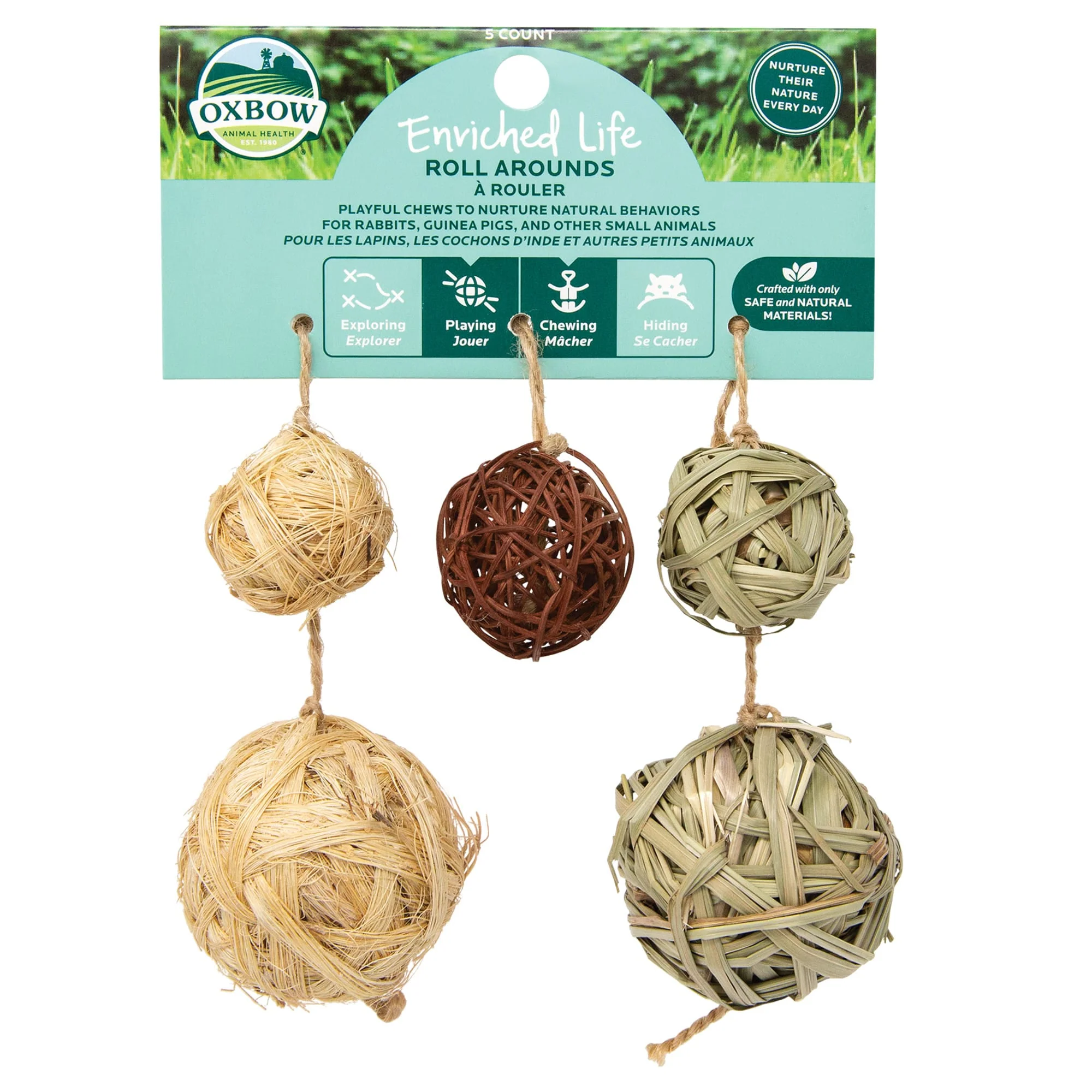 Oxbow Enriched Life Roll Arounds for Small Animals - Image 1