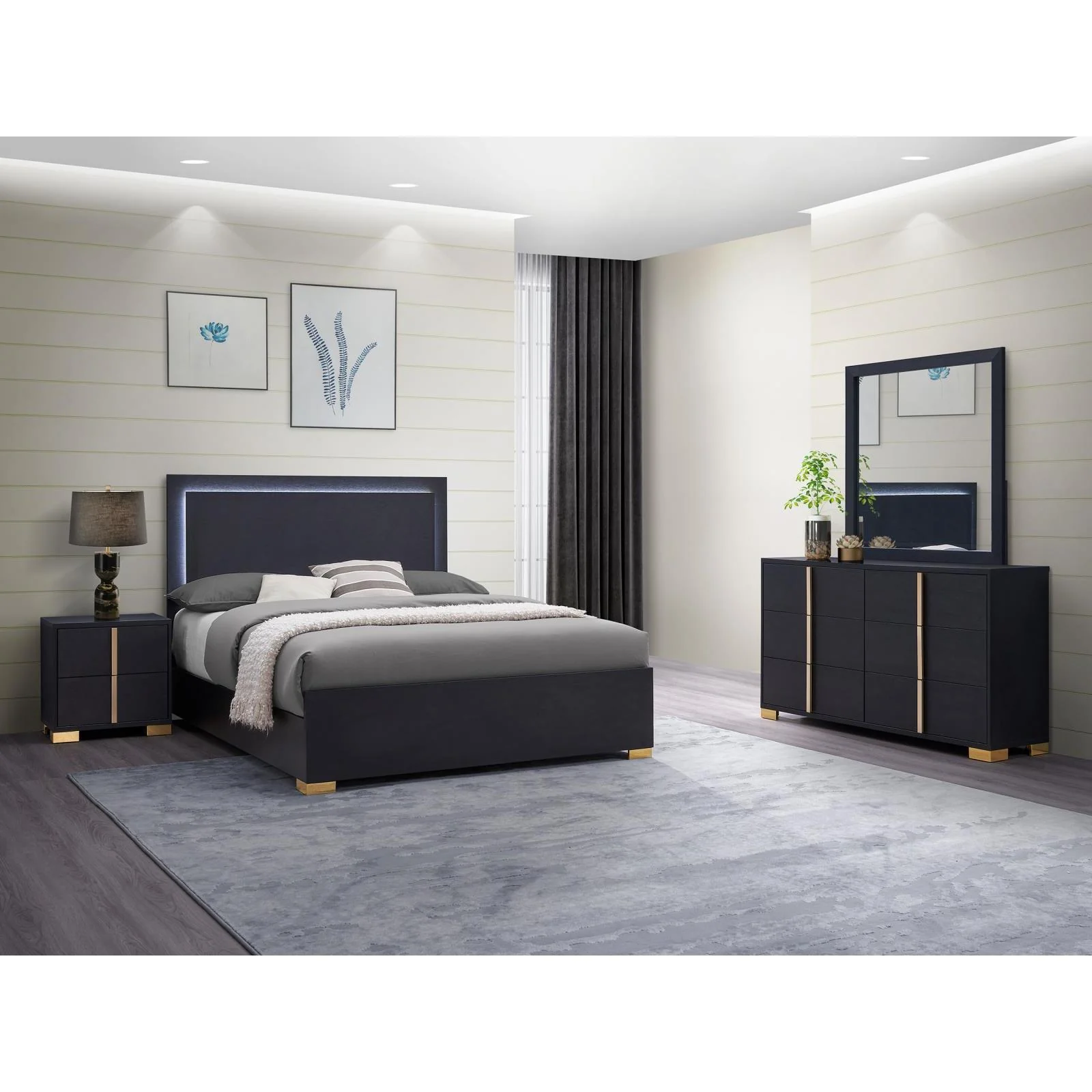 Coaster Furniture Marceline 222831F-S4 6 pc Full Panel Bedroom Set - Image 1