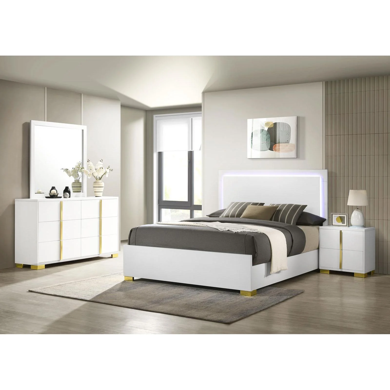 Coaster Furniture Marceline 222931F-S4 6 pc Full Panel Bedroom Set - Image 1