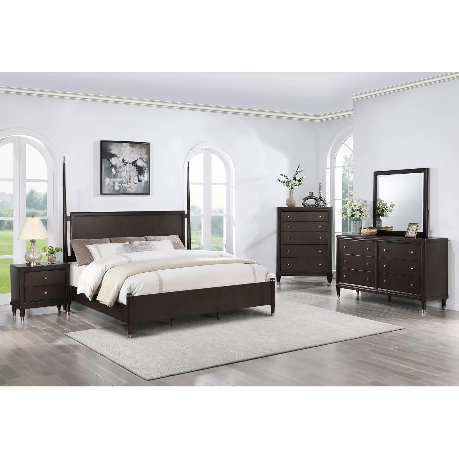 Coaster Furniture Emberlyn 223061Q-S5 7 pc Queen Poster Bedroom Set - Image 2