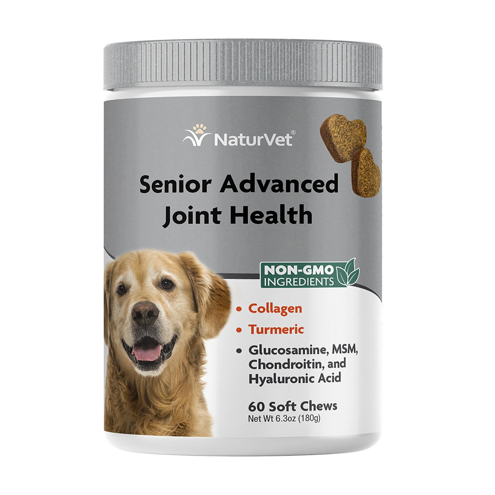 NaturVet Senior Advanced Joint Health Dog Soft Chew  Count of 60 - Image 1