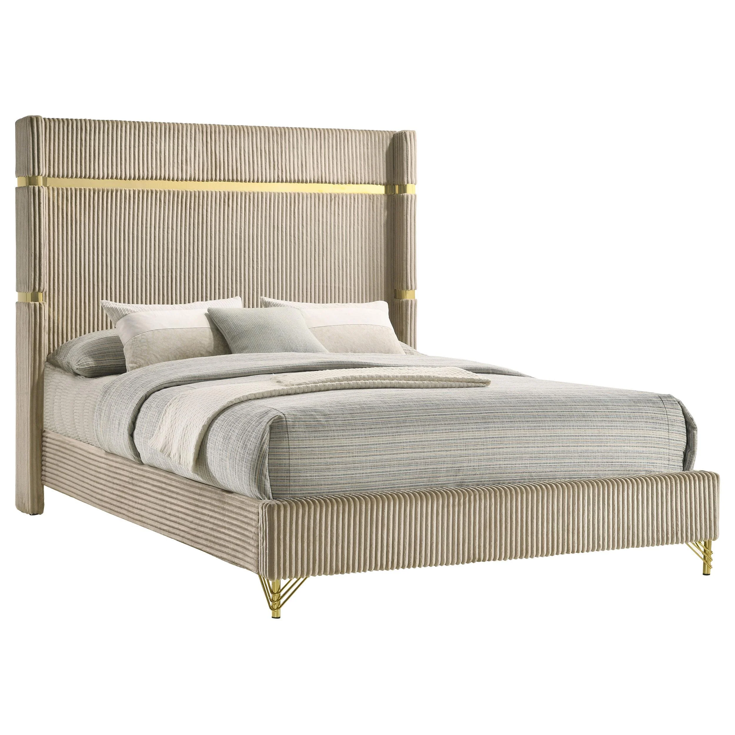 Coaster Furniture Lucia 224731Q-S4 6 pc Queen Panel Bedroom Set - Image 2