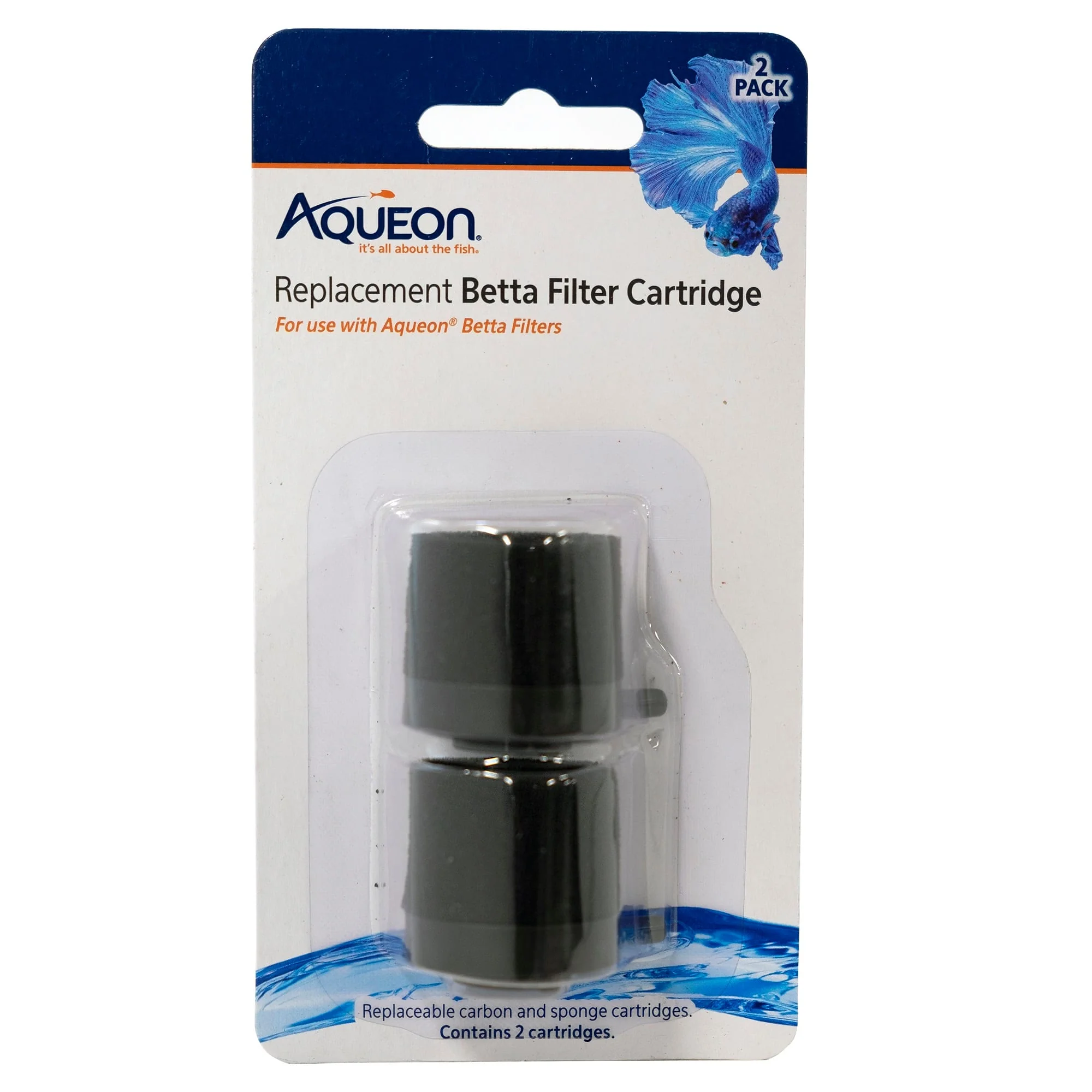 Aqueon Betta Filter Cartridge Replacement 2-Pack - Image 1
