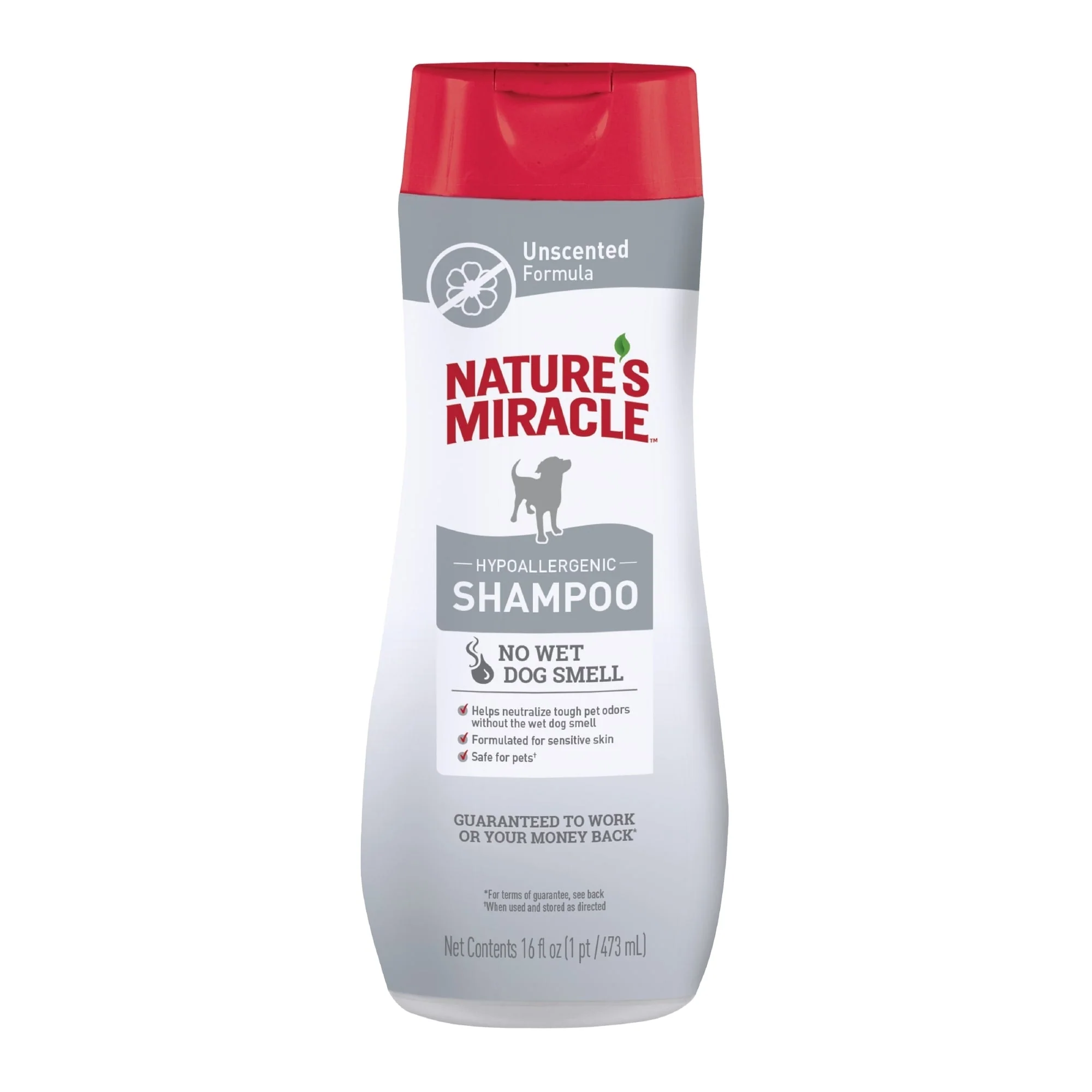 Nature’s Miracle Hypoallergenic Shampoo for Dogs  16 Ounces  Unscented - Image 1