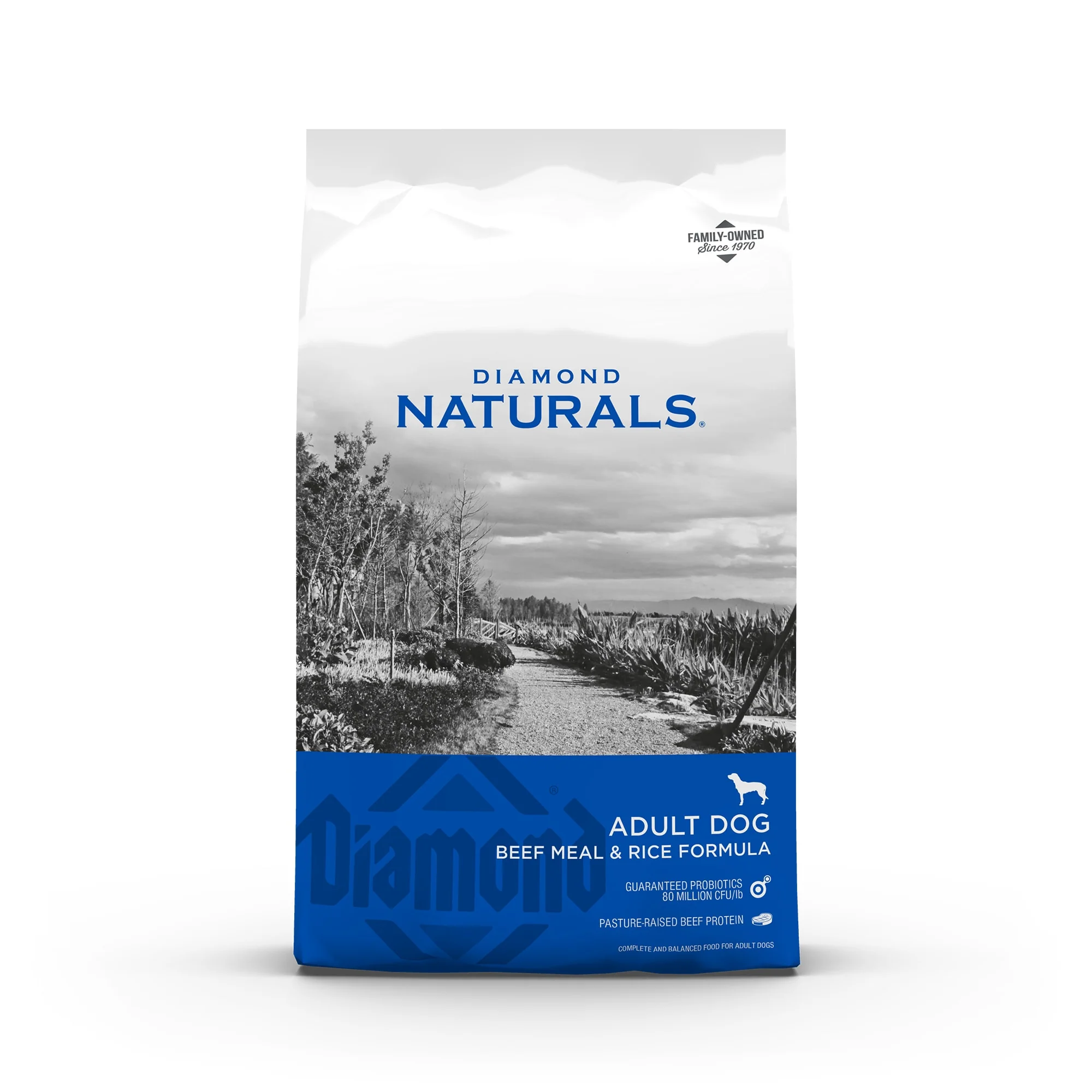 Diamond Naturals Beef Meal & Rice Adult Dog, 40 Lb - Image 1