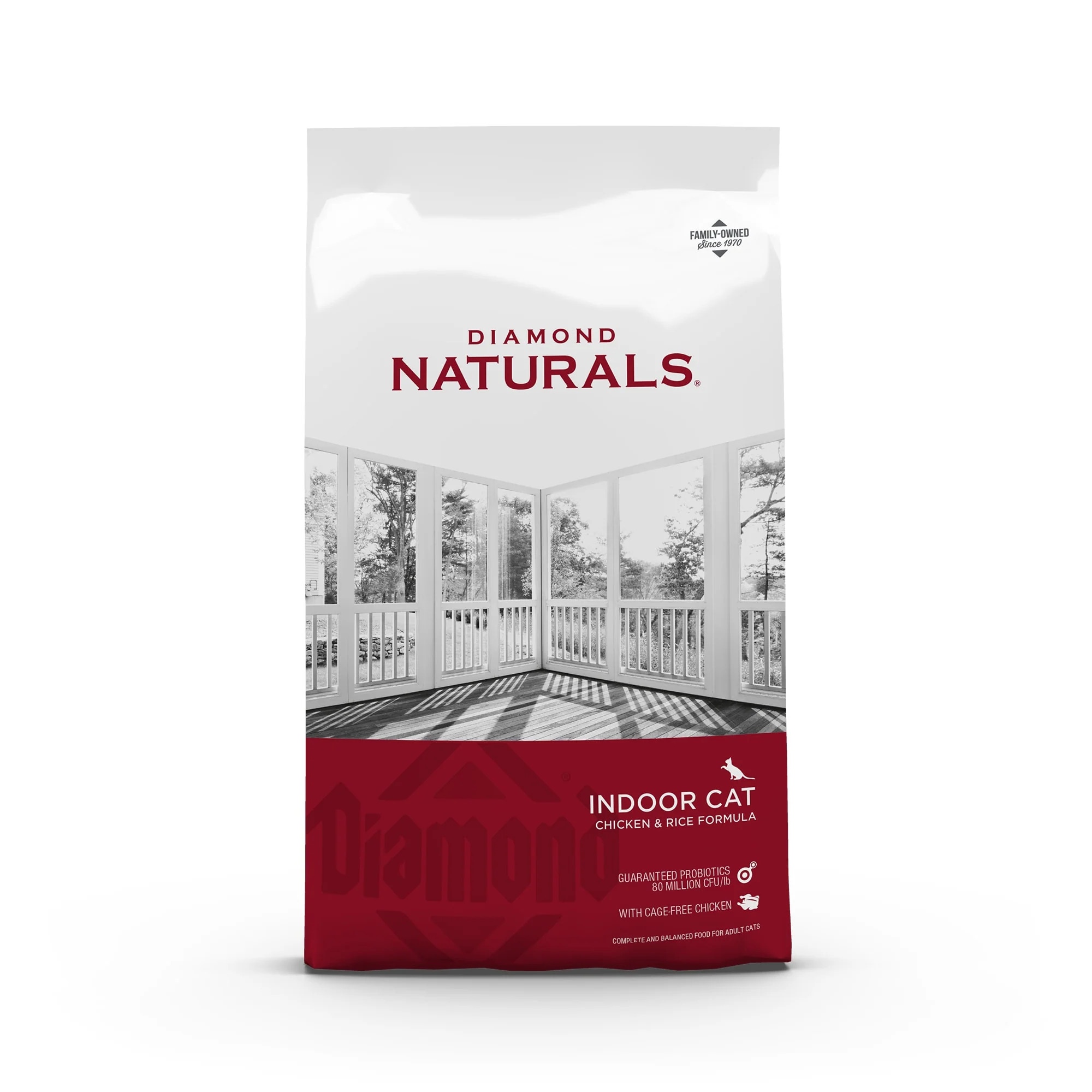 Diamond Care Natural Indoor Cat Dry Cat Food, 18 Lb - Image 1