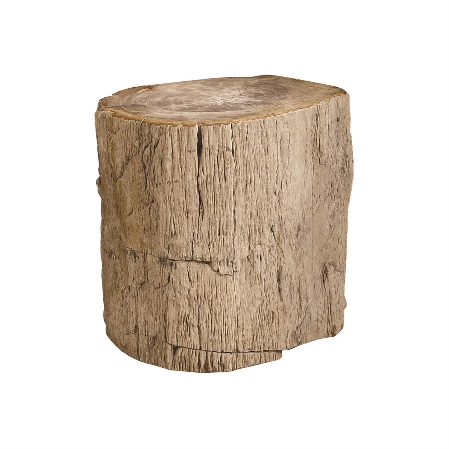 Petrified Wood Side Table - Image 1