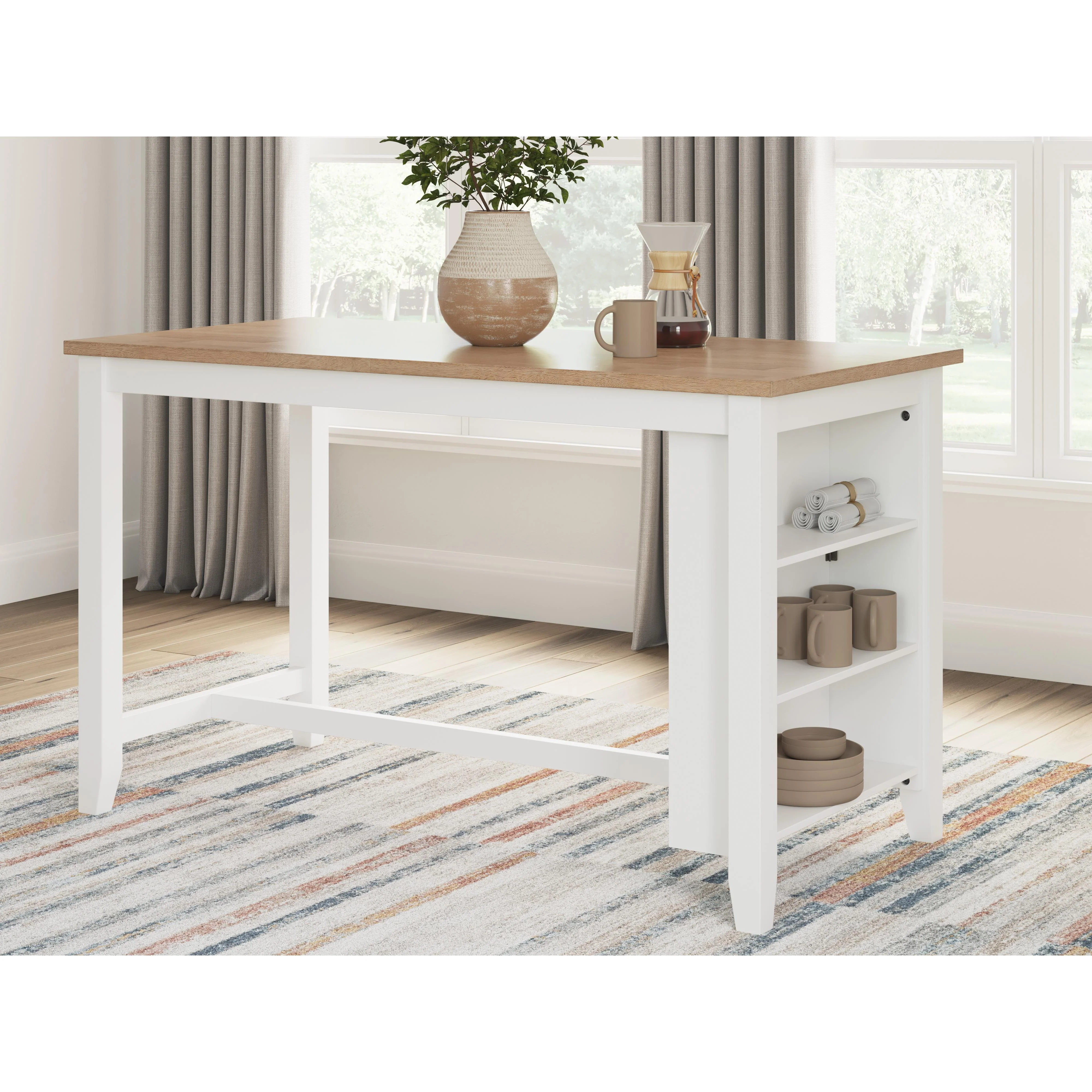 Signature Design by Ashley Gesthaven D398D2 5 pc Counter Height Dining Set - Image 2