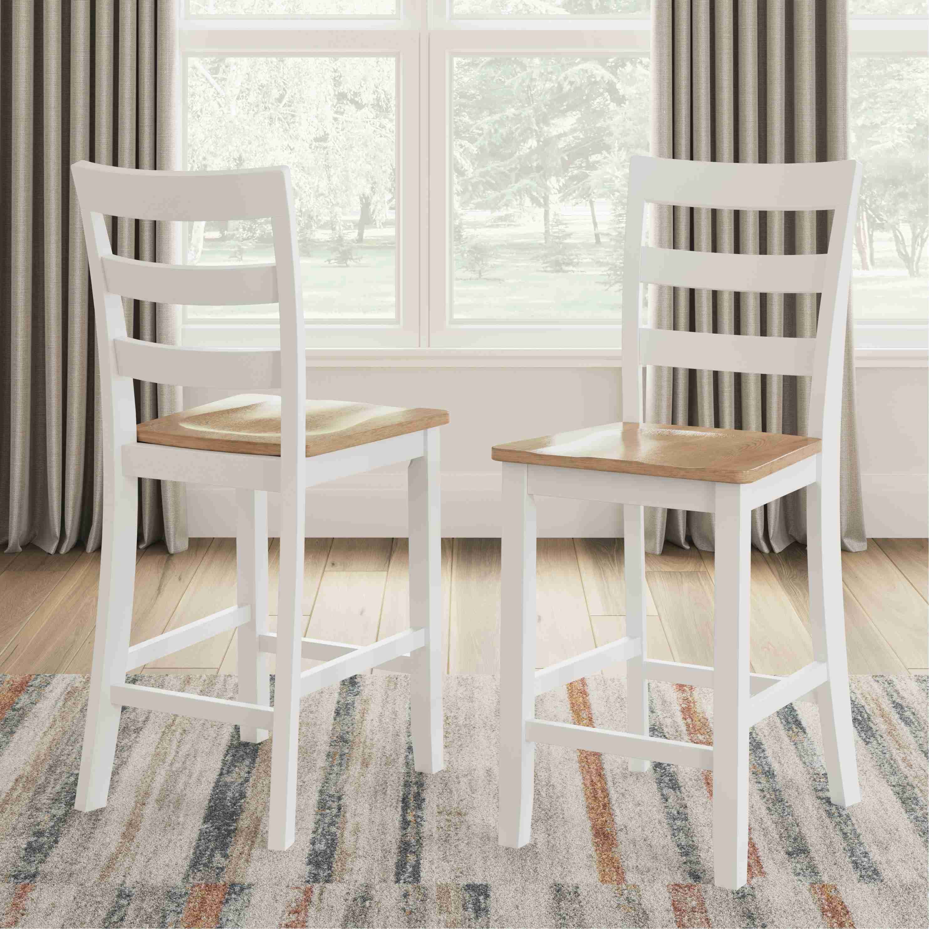 Signature Design by Ashley Gesthaven D398D2 5 pc Counter Height Dining Set - Image 3