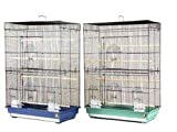 Prevue Pet Products Inc-Parakeet/cockatiel Tall Flight Cage- Assorted 26x14x36in - Image 1