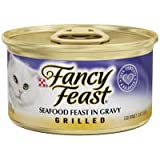 Fancy Feast Gravy Wet Cat Food  Grilled Seafood Feast in Gravy  3 oz. Can - Image 1